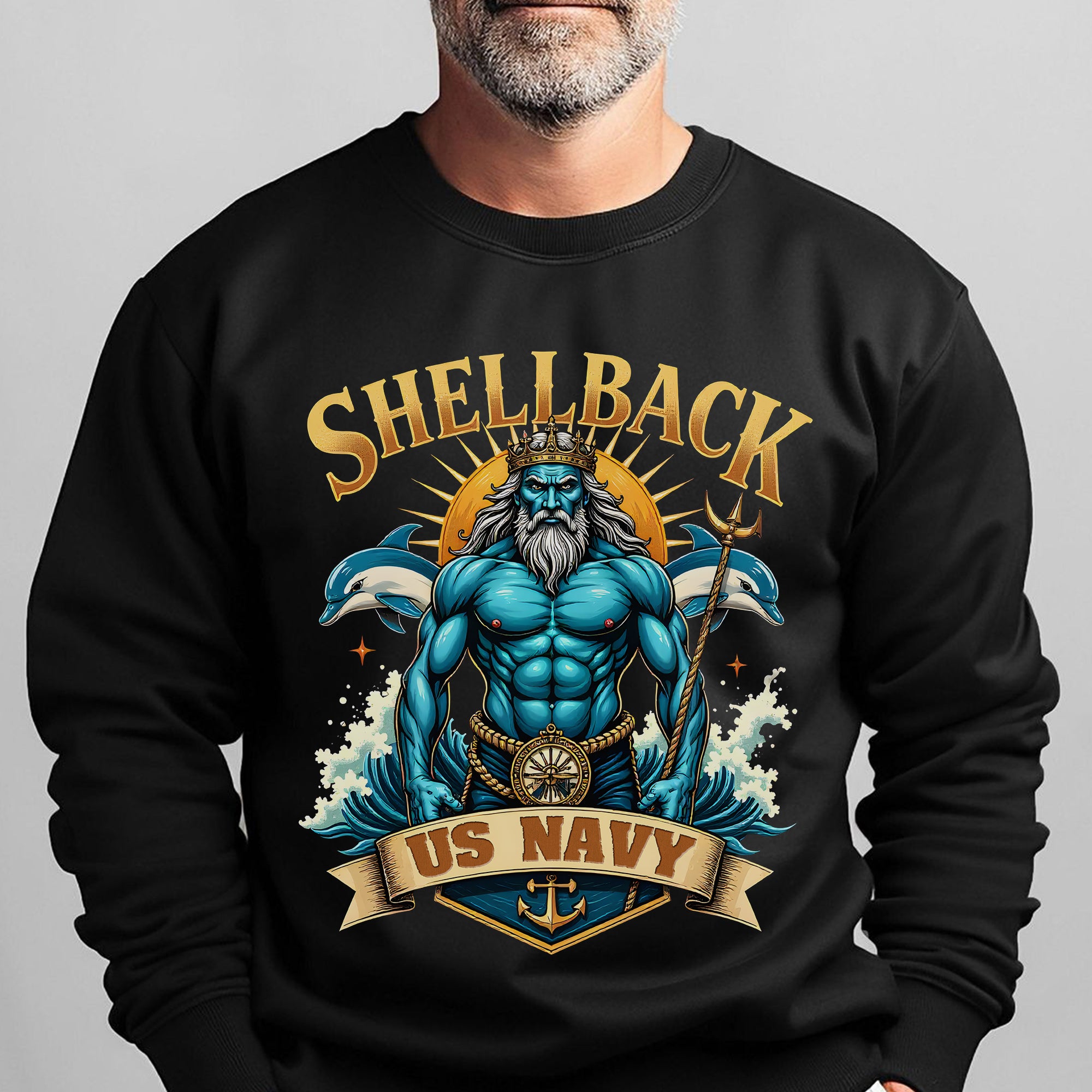 Shellback United States US Navy Sweatshirt