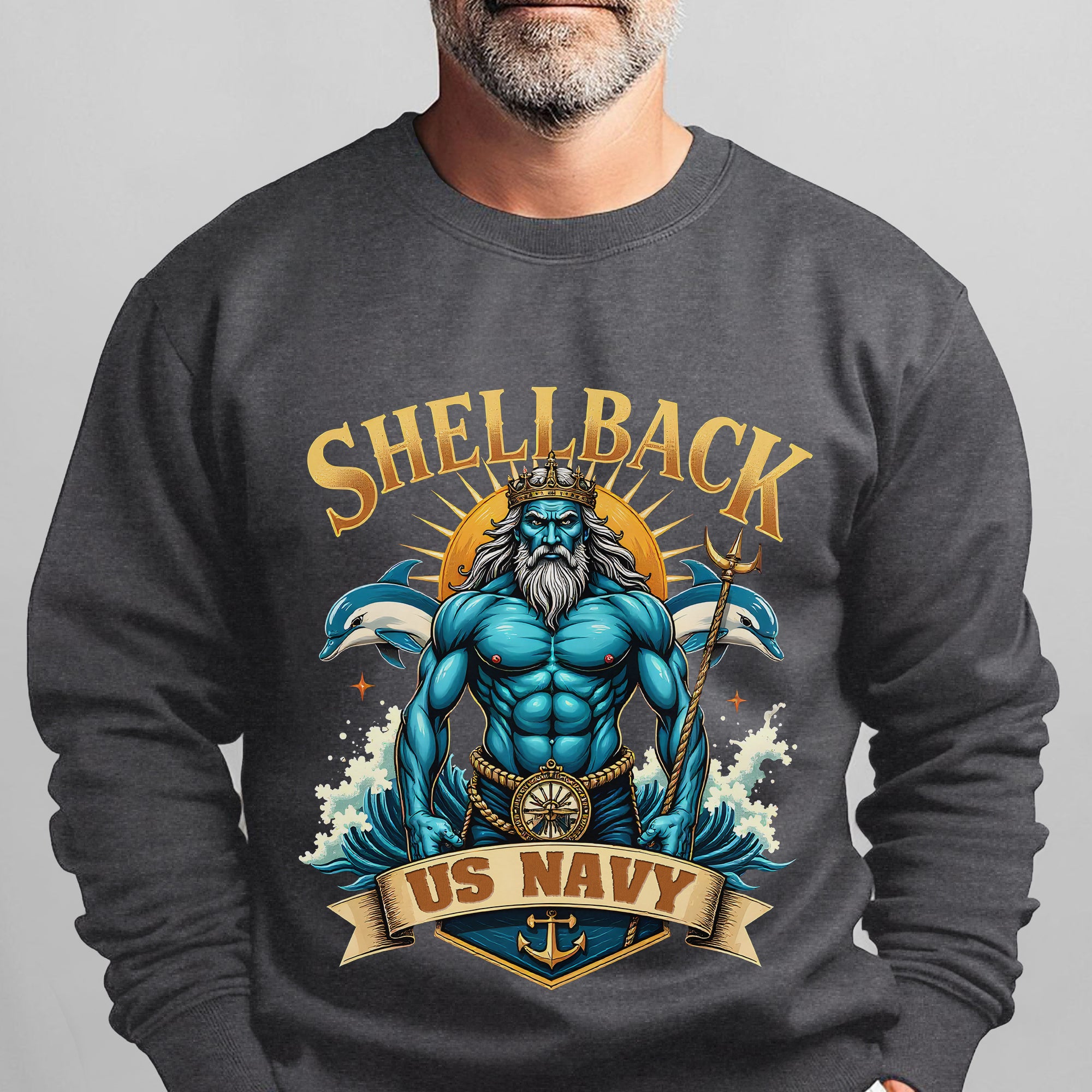 Shellback United States US Navy Sweatshirt
