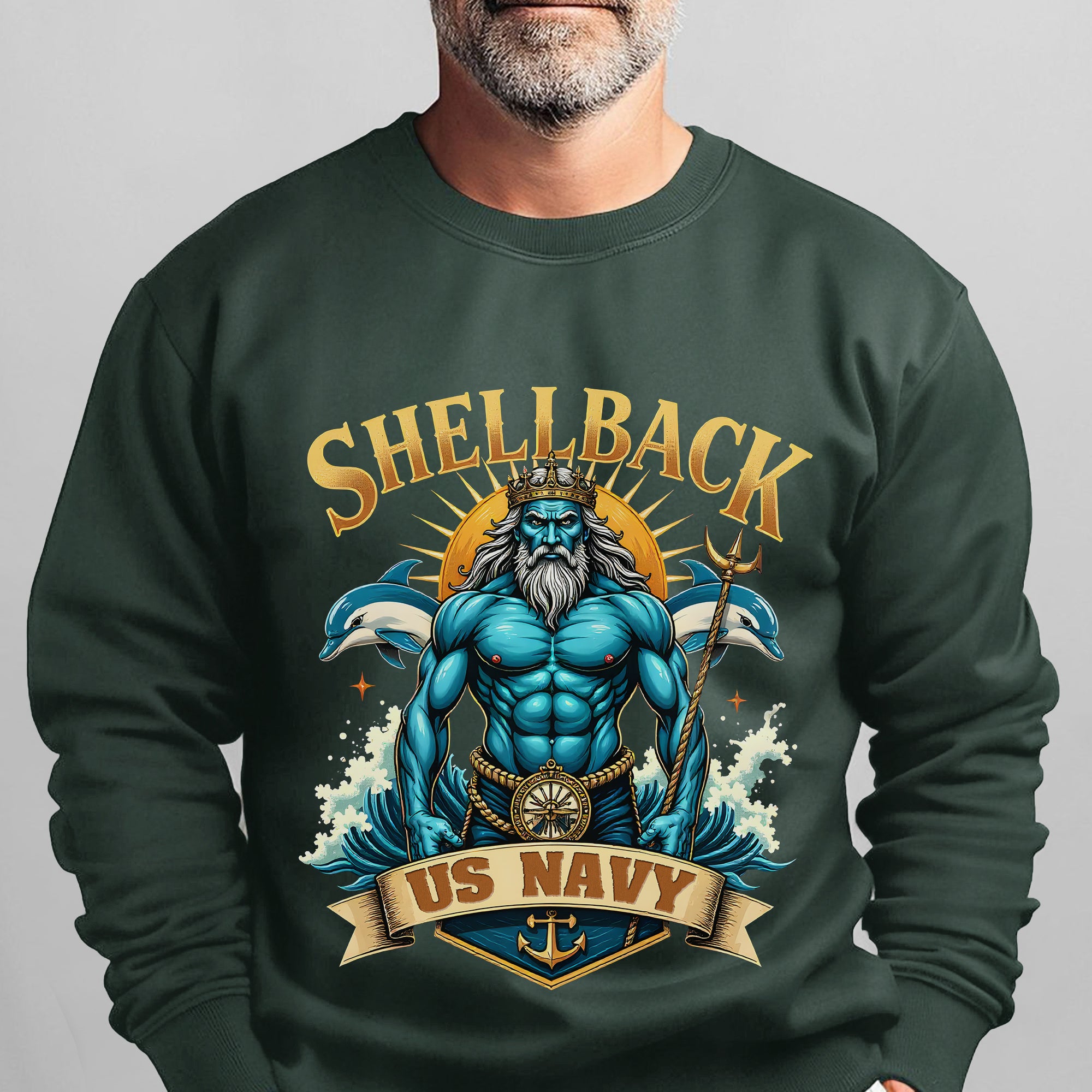 Shellback United States US Navy Sweatshirt