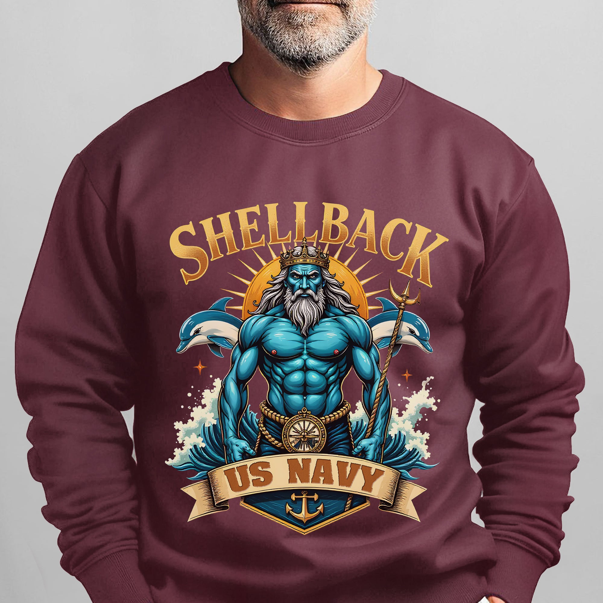 Shellback United States US Navy Sweatshirt