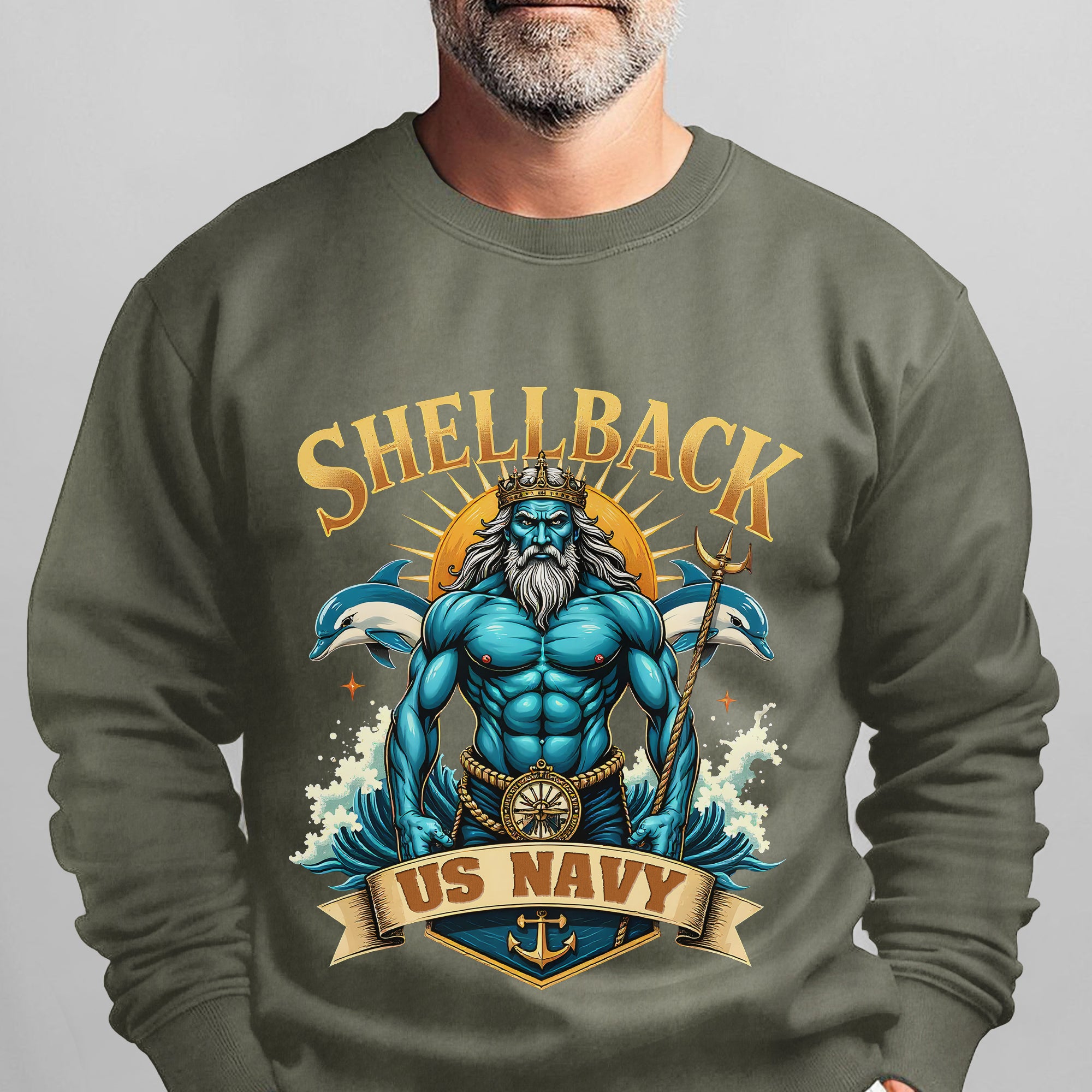 Shellback United States US Navy Sweatshirt