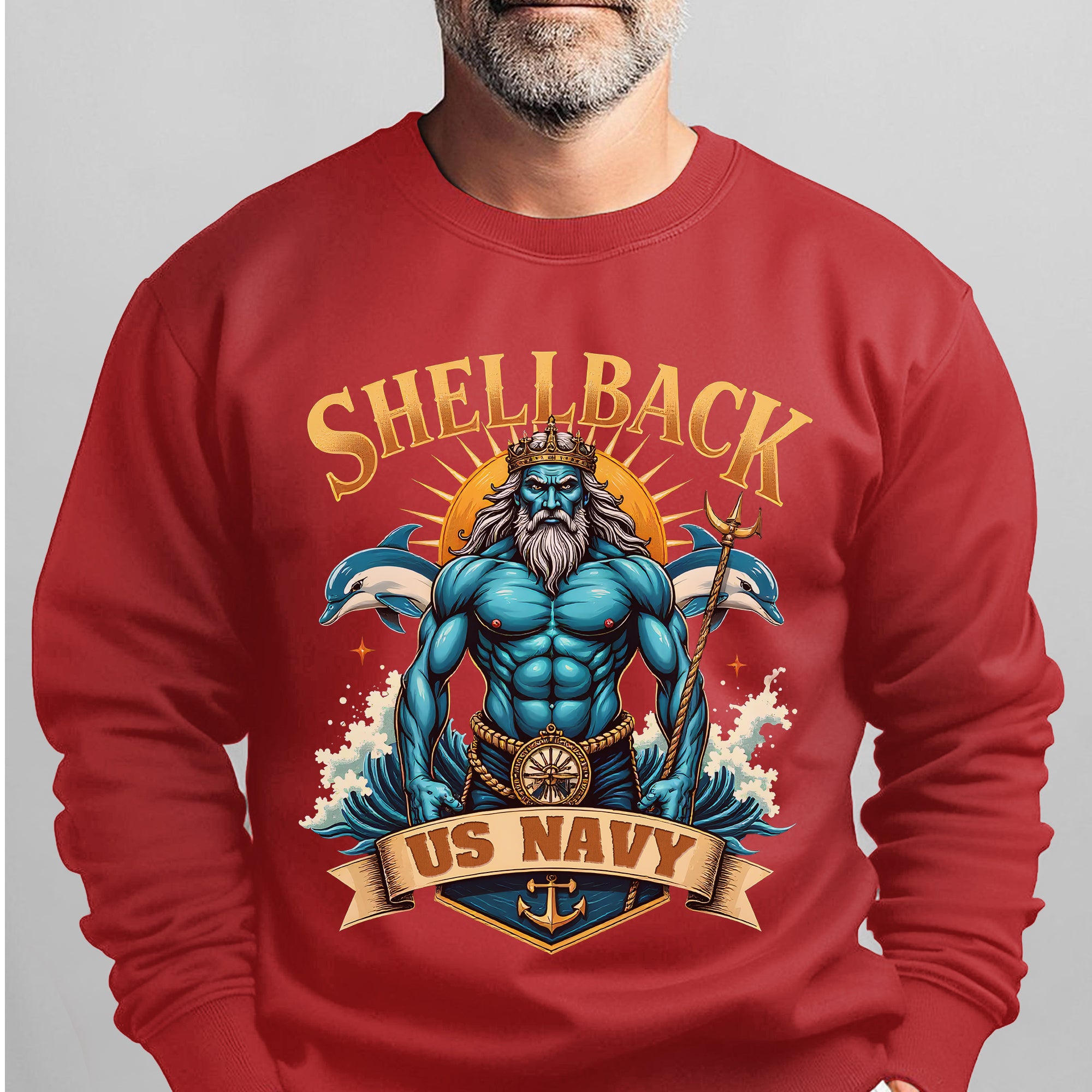 Shellback United States US Navy Sweatshirt