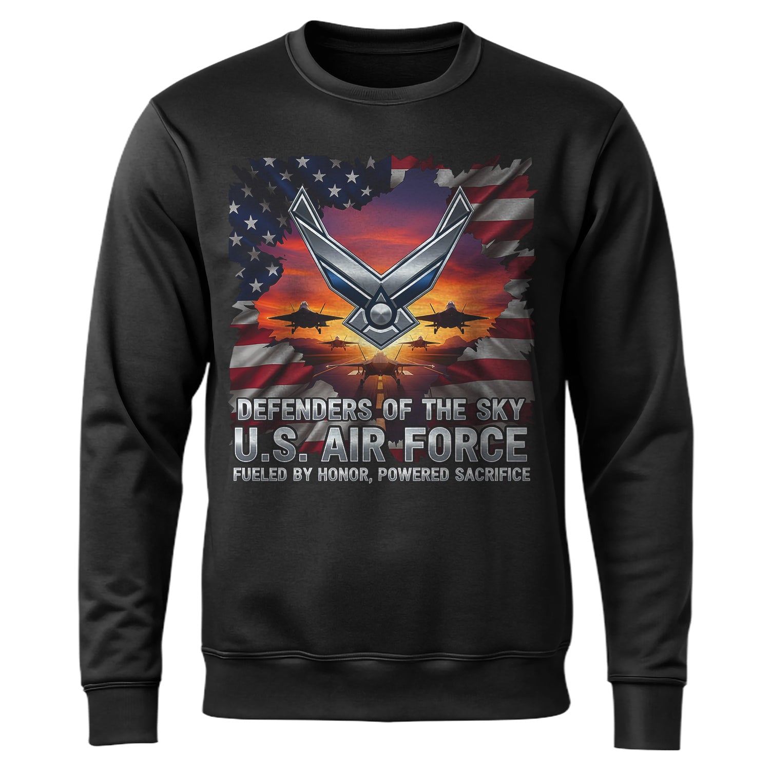 Defenders of the Sky US Air Force Sweatshirt