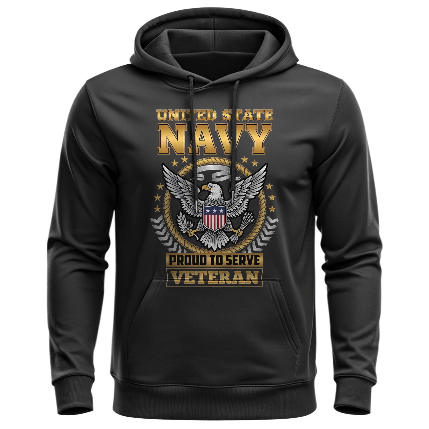 Proud to Serve U.S. Navy Veteran Honor Hoodie