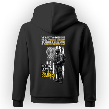 Two Missions Defeat Enemy Bring All Home Hoodie