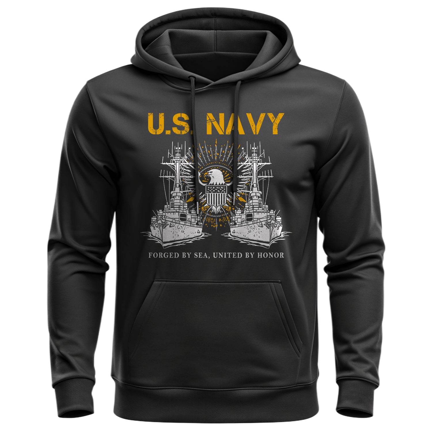 US Navy Forged by Sea United by Honor Hoodie