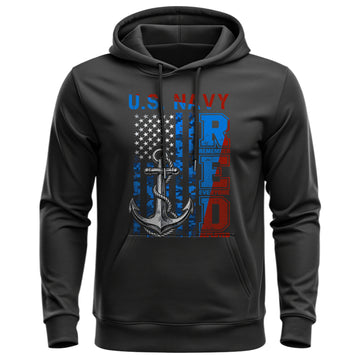 US Navy RED Remember Everyone Deployed Hoodie