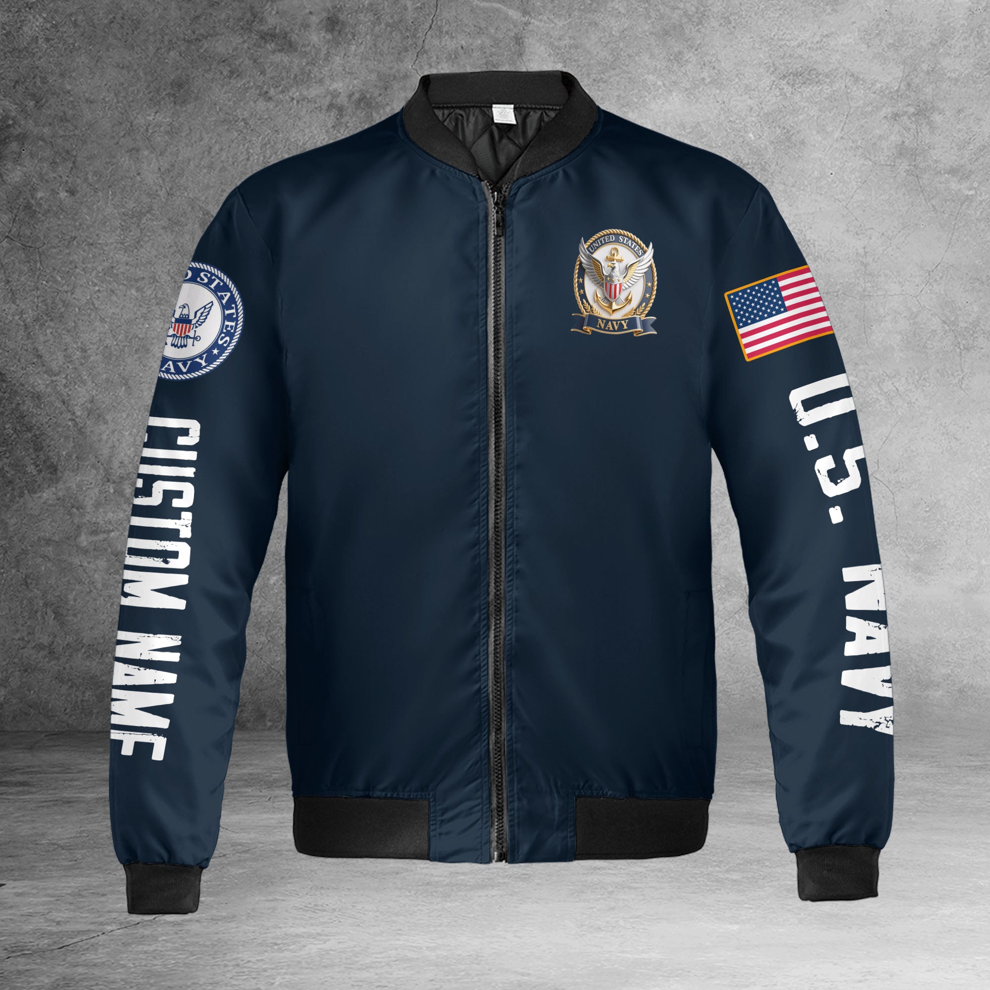 Veteran Honor Personalized All-over Print Bomber Jacket
