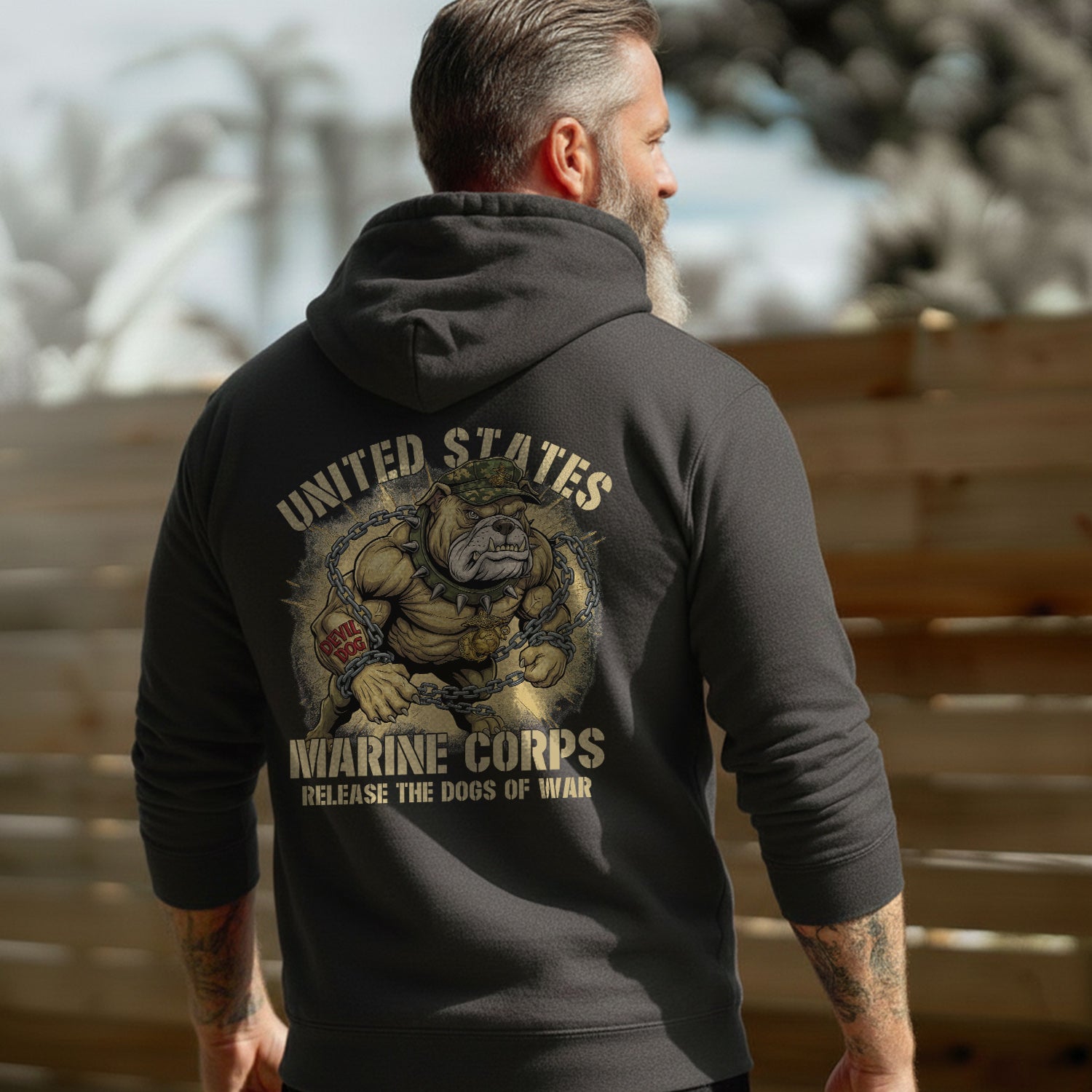 United States Marine Corps Release the Dogs Hoodie