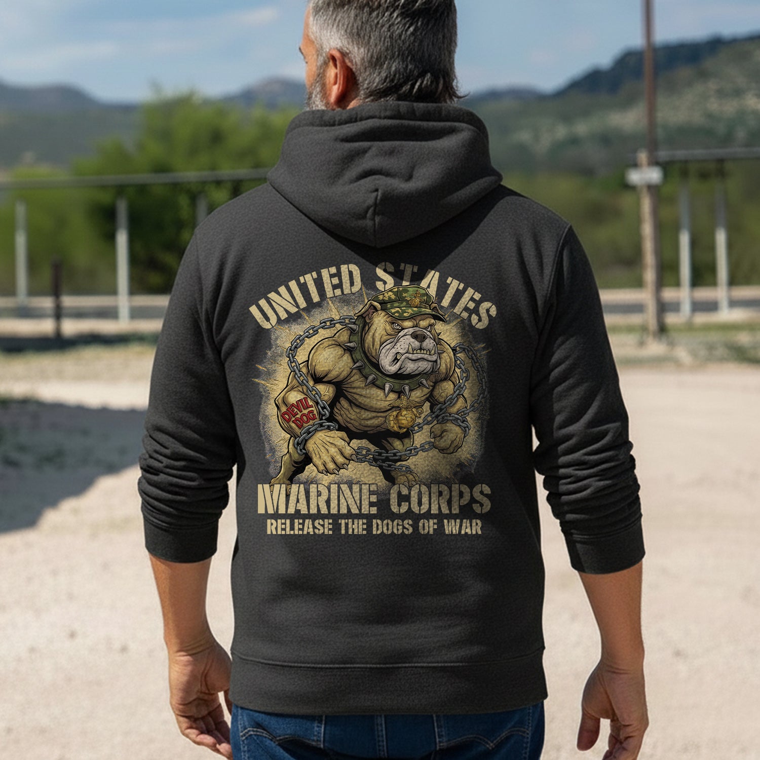 United States Marine Corps Release the Dogs Hoodie