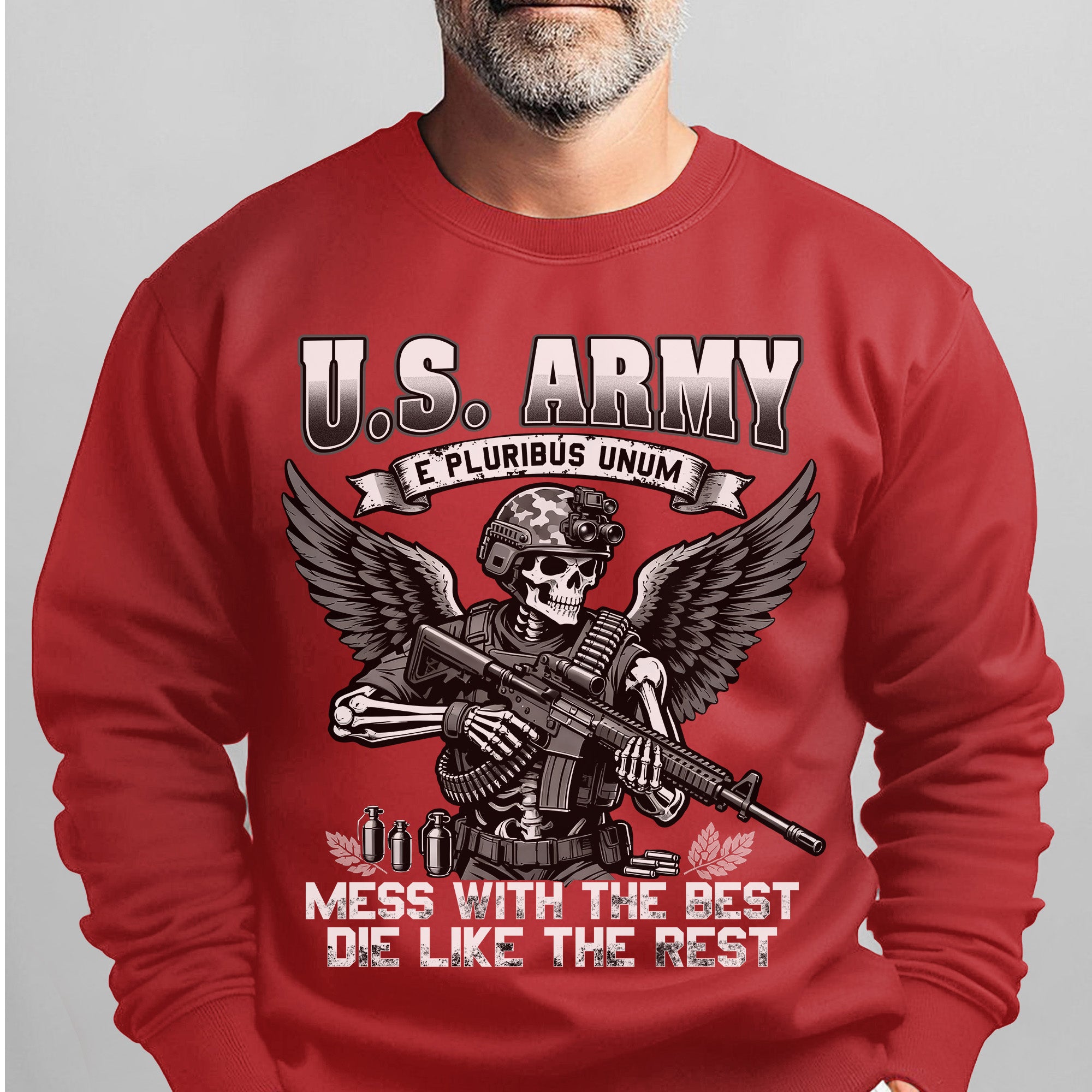 US Army E Pluribus Unum Mess with the Sweatshirt