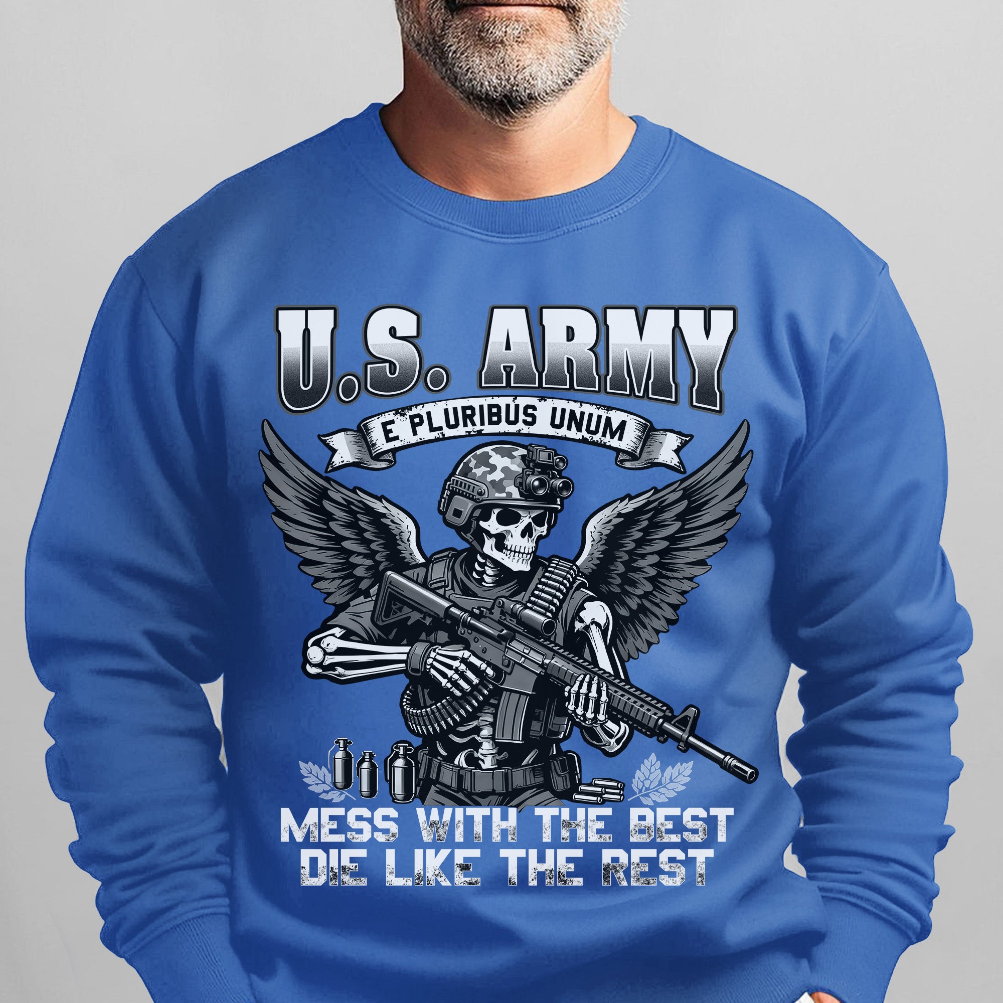 US Army E Pluribus Unum Mess with the Sweatshirt