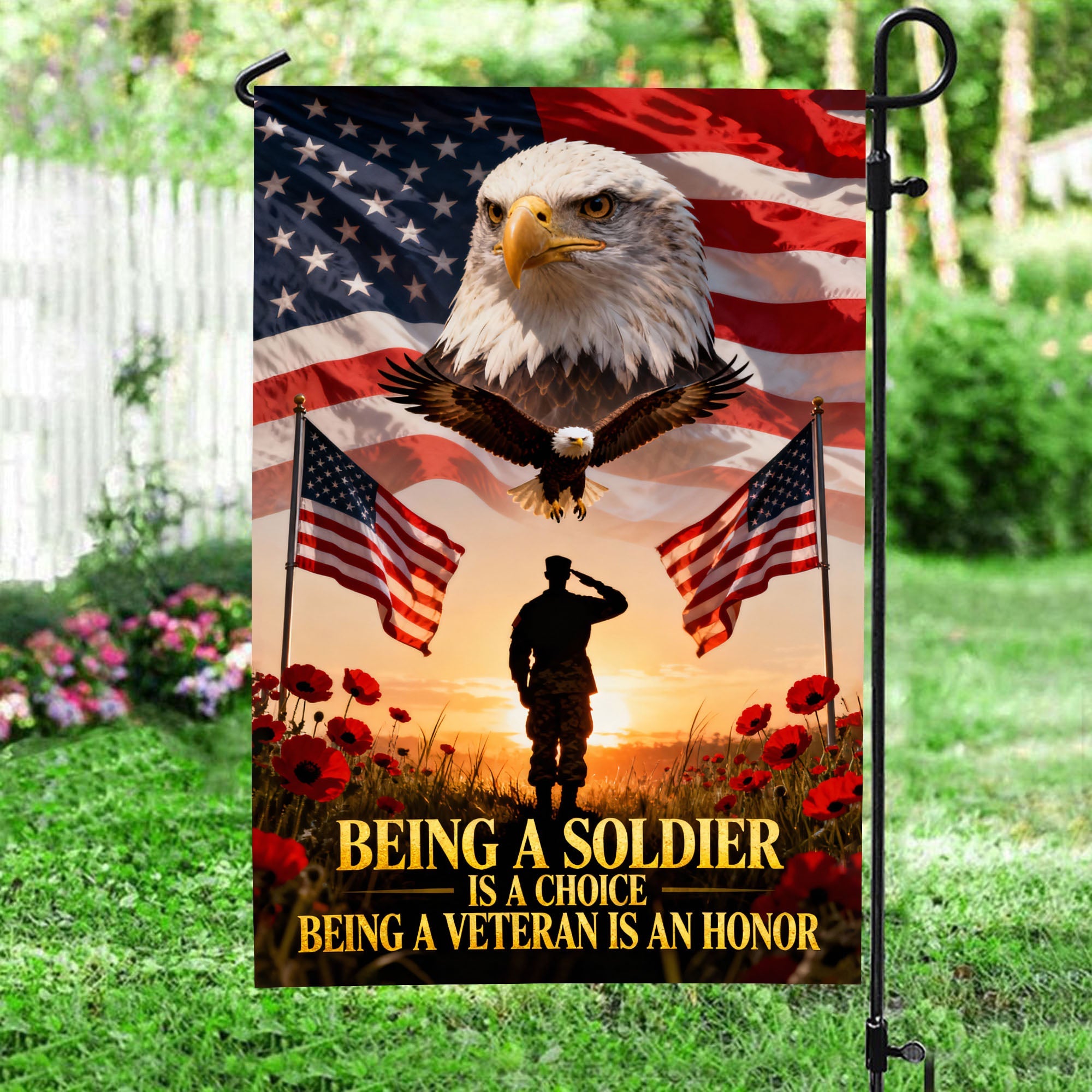 Veteran Pride Military Service Flag