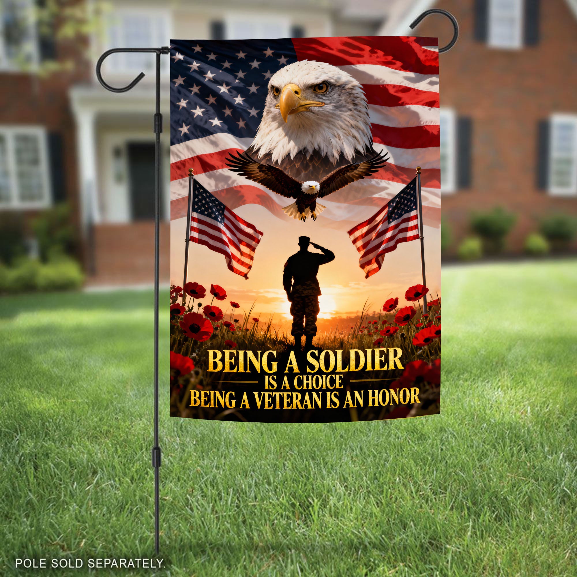 Veteran Pride Military Service Flag