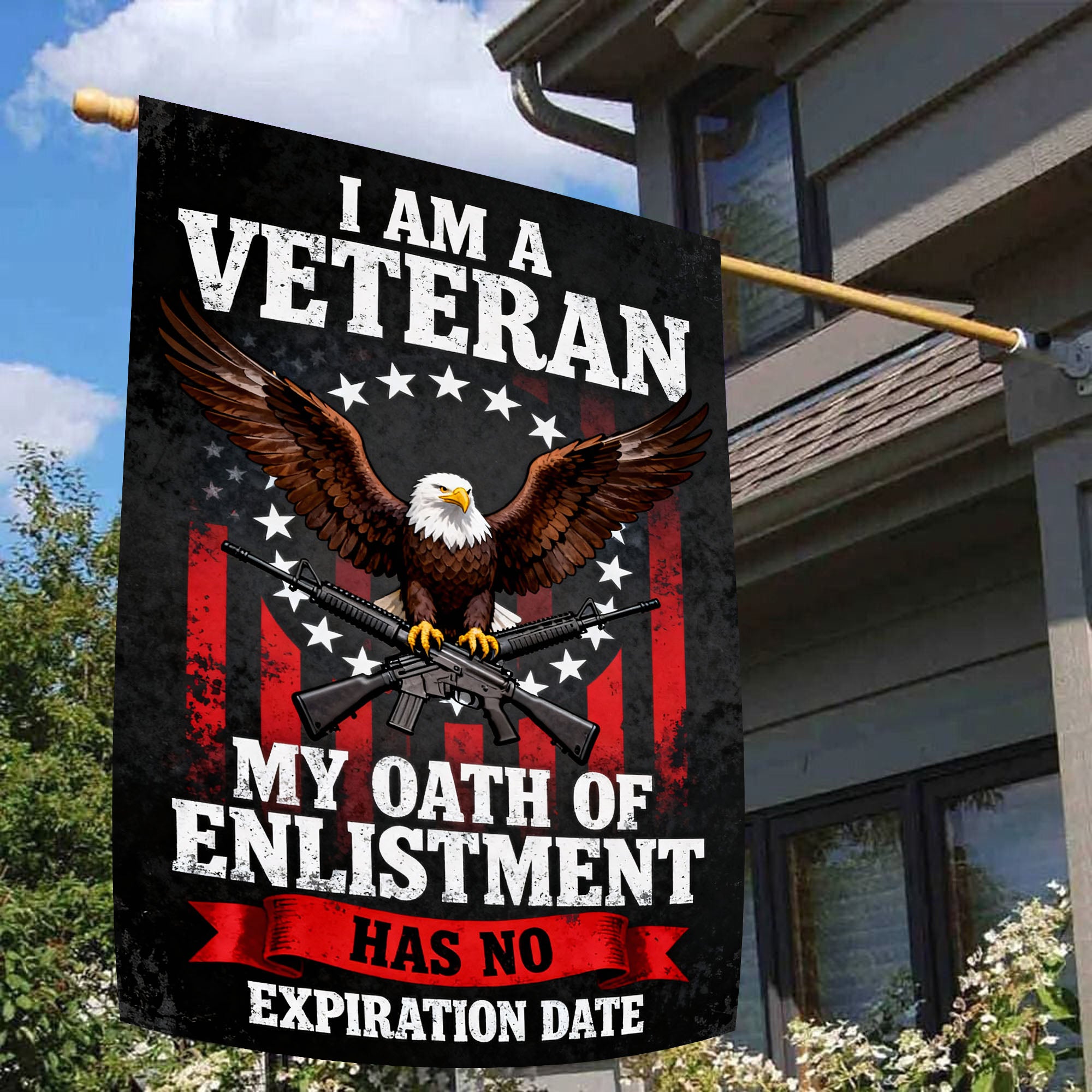 Veteran Pride Oath of Enlistment Flag