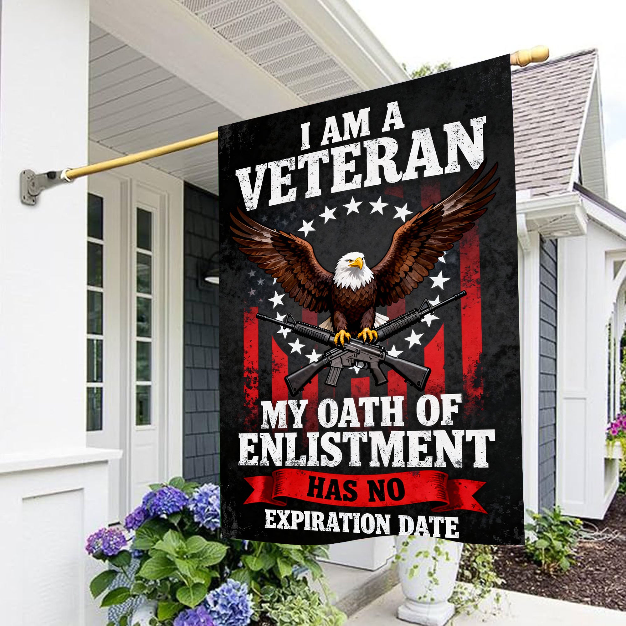 Veteran Pride Oath of Enlistment Flag