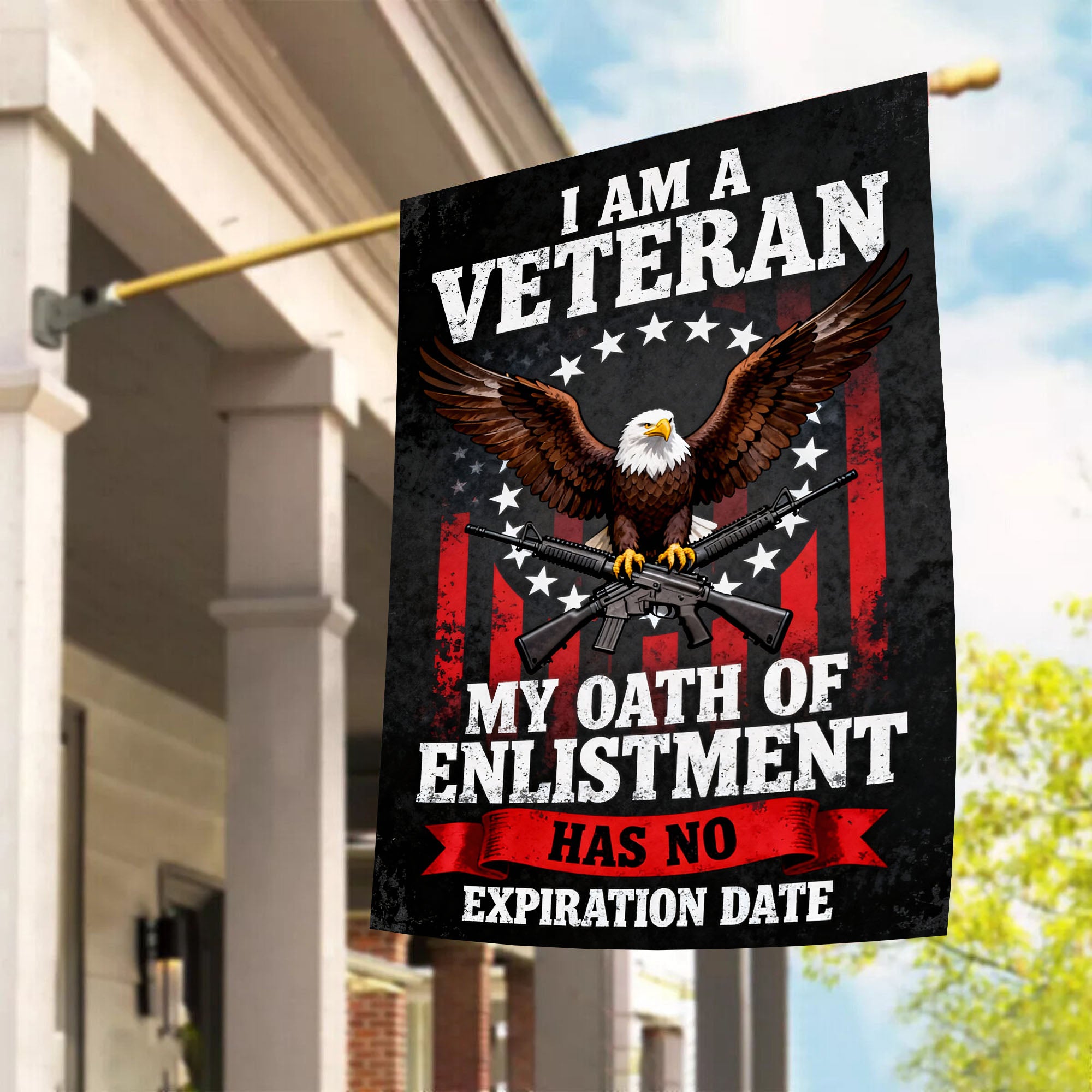 Veteran Pride Oath of Enlistment Flag