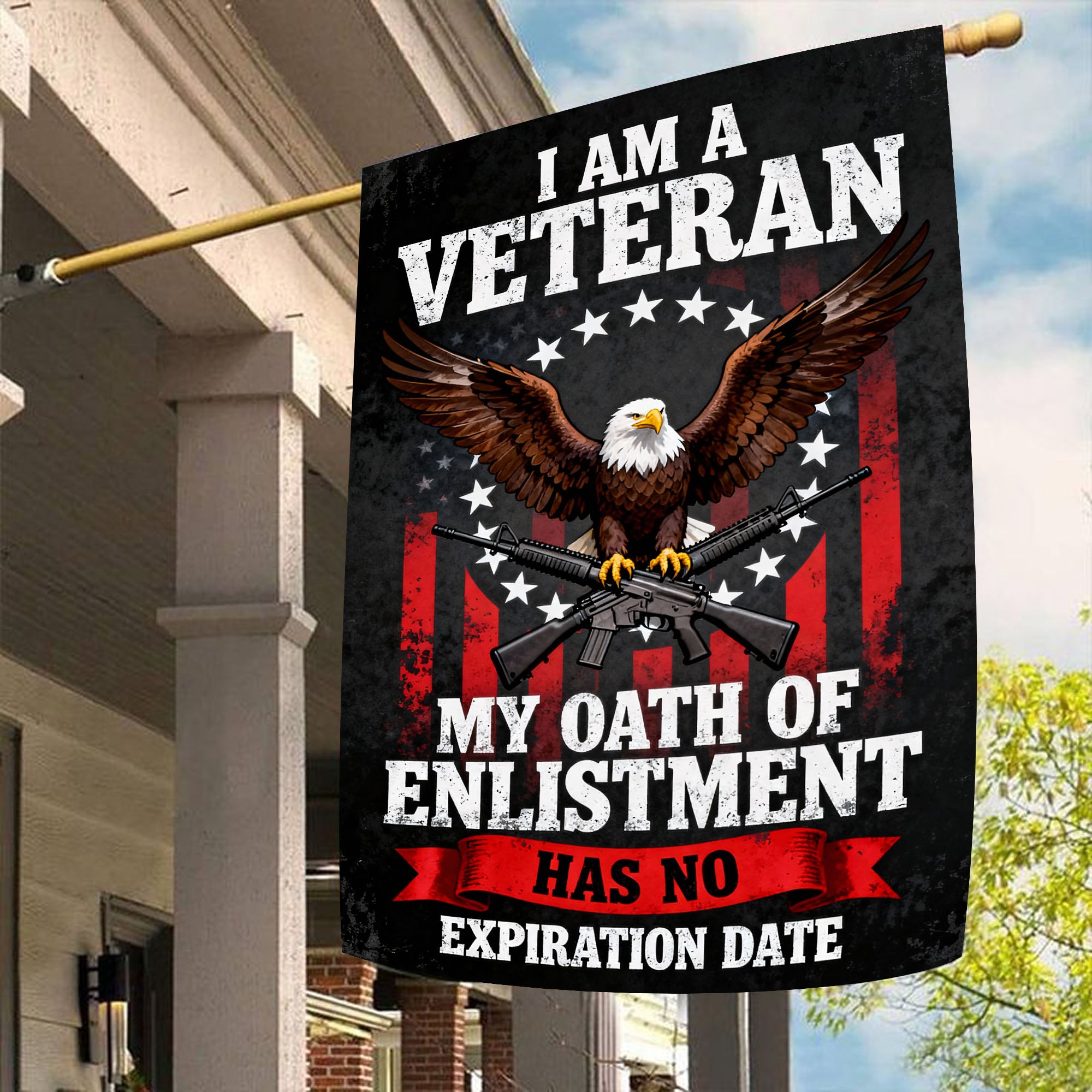 Veteran Pride Oath of Enlistment Flag
