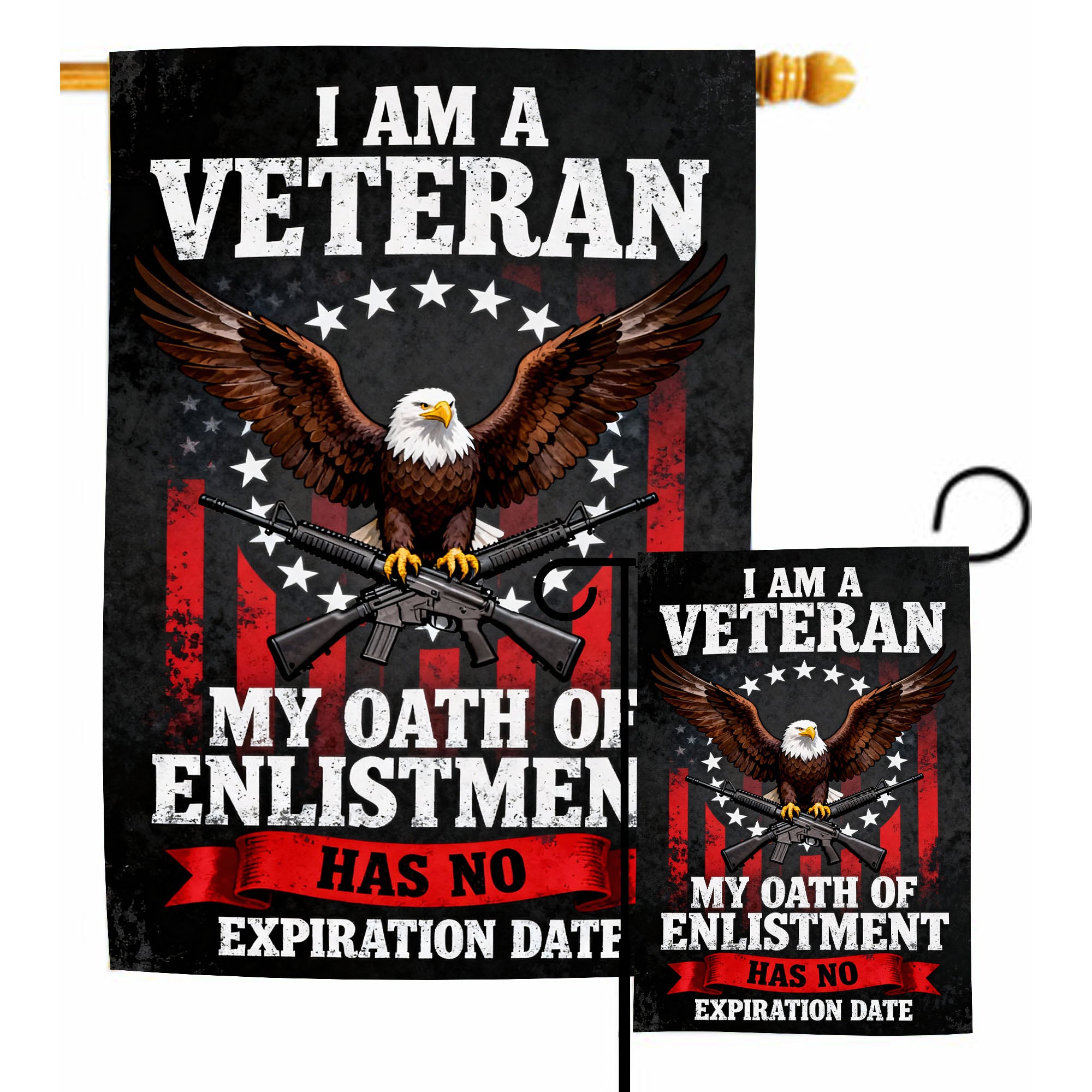 Veteran Pride Oath of Enlistment Flag