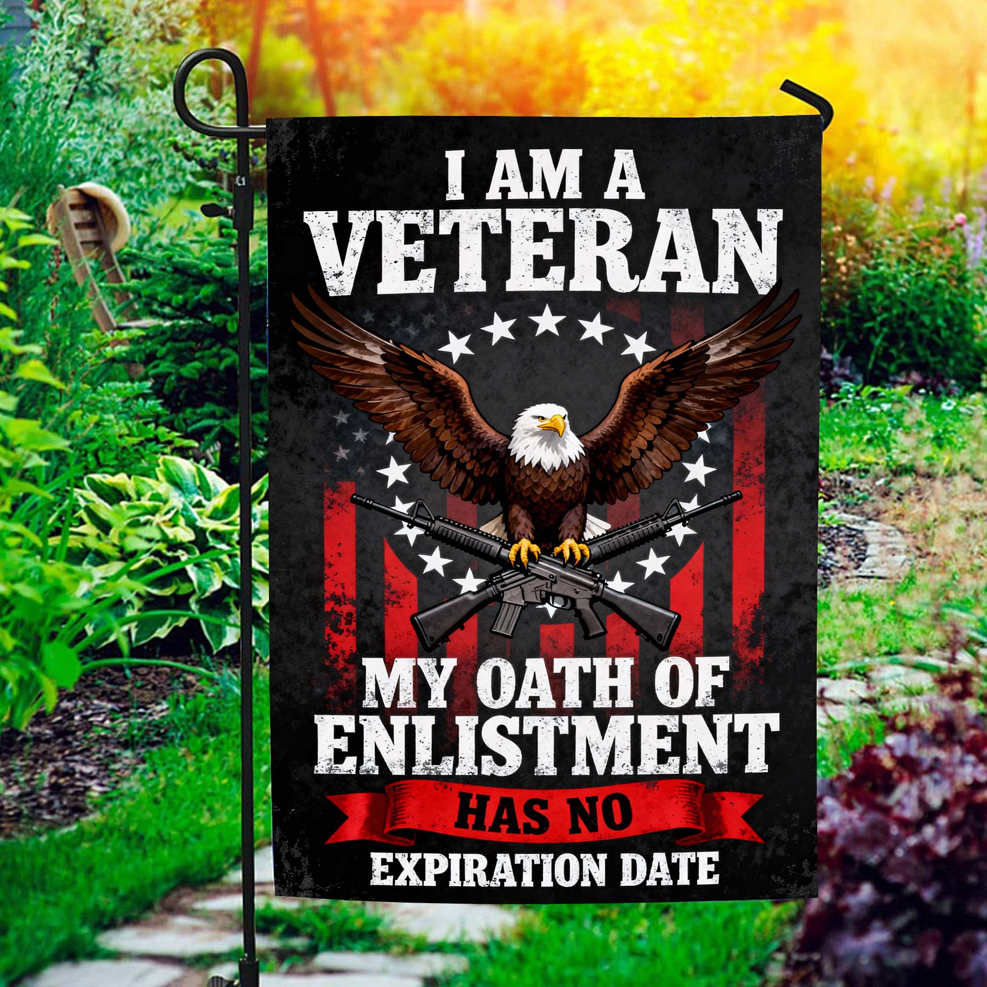Veteran Pride Oath of Enlistment Flag