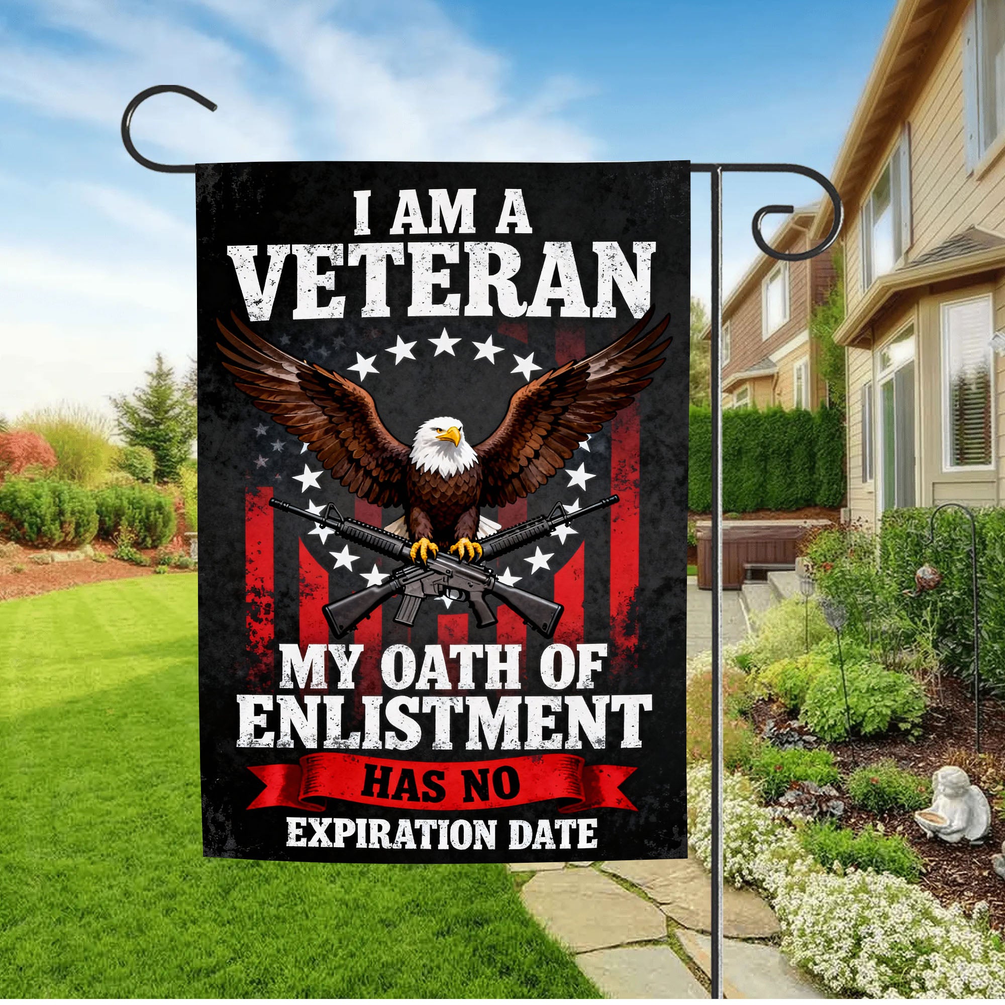 Veteran Pride Oath of Enlistment Flag