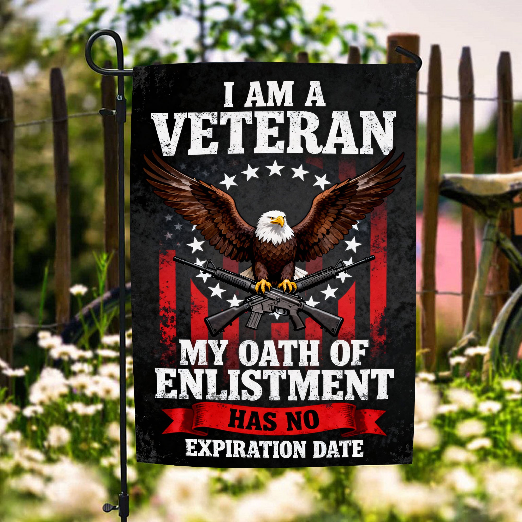 Veteran Pride Oath of Enlistment Flag