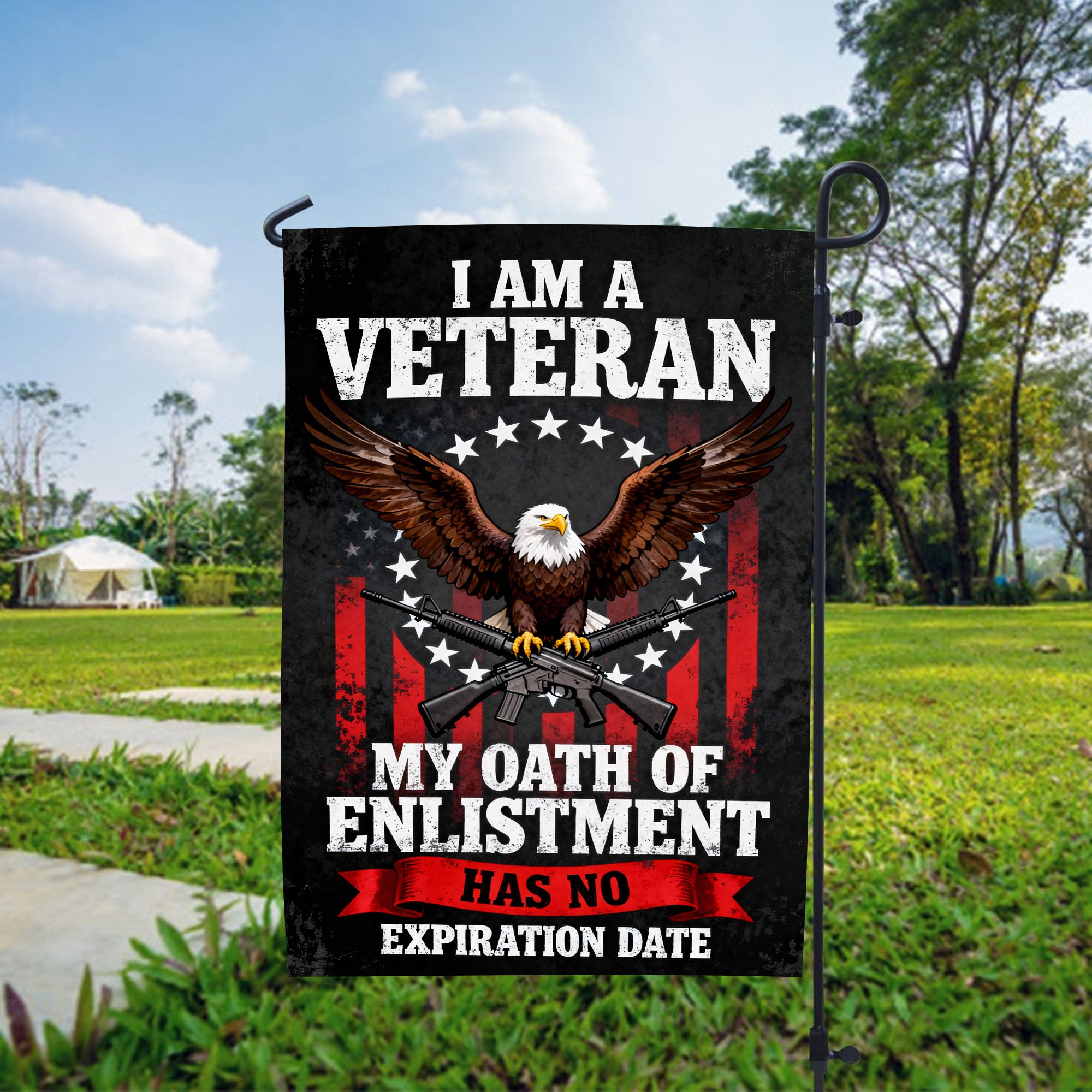 Veteran Pride Oath of Enlistment Flag