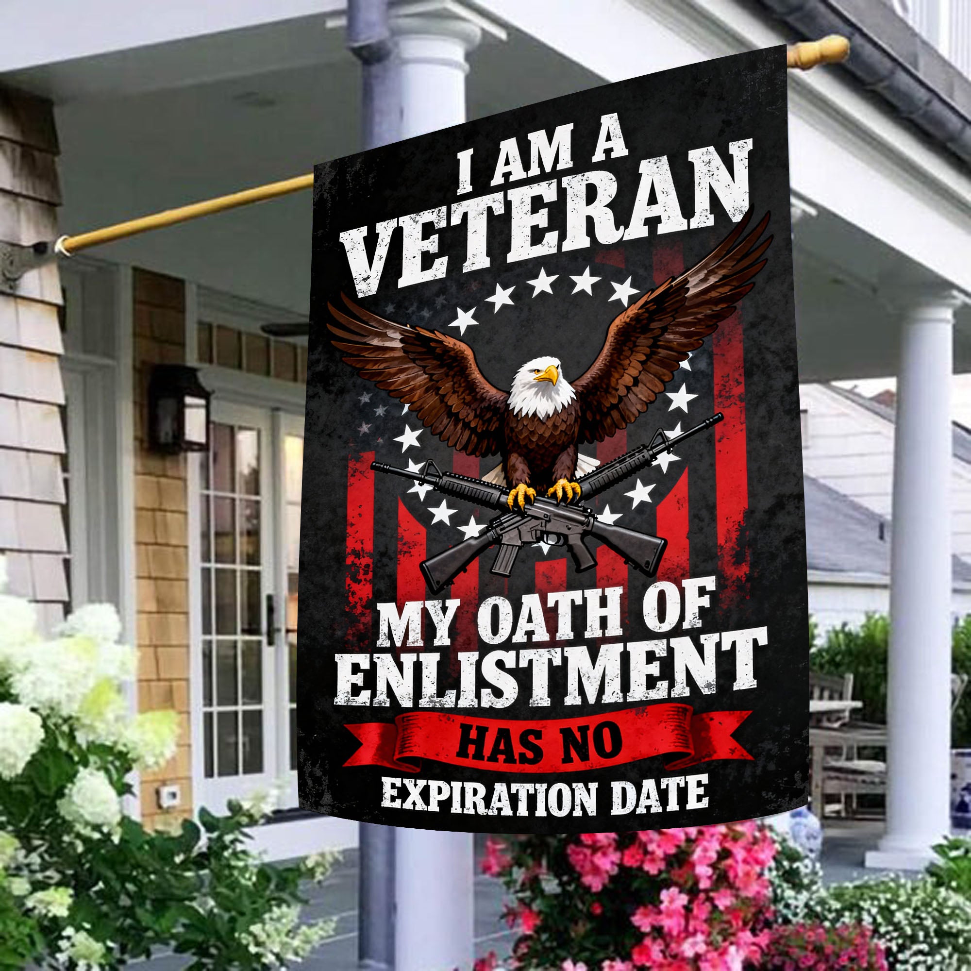 Veteran Pride Oath of Enlistment Flag