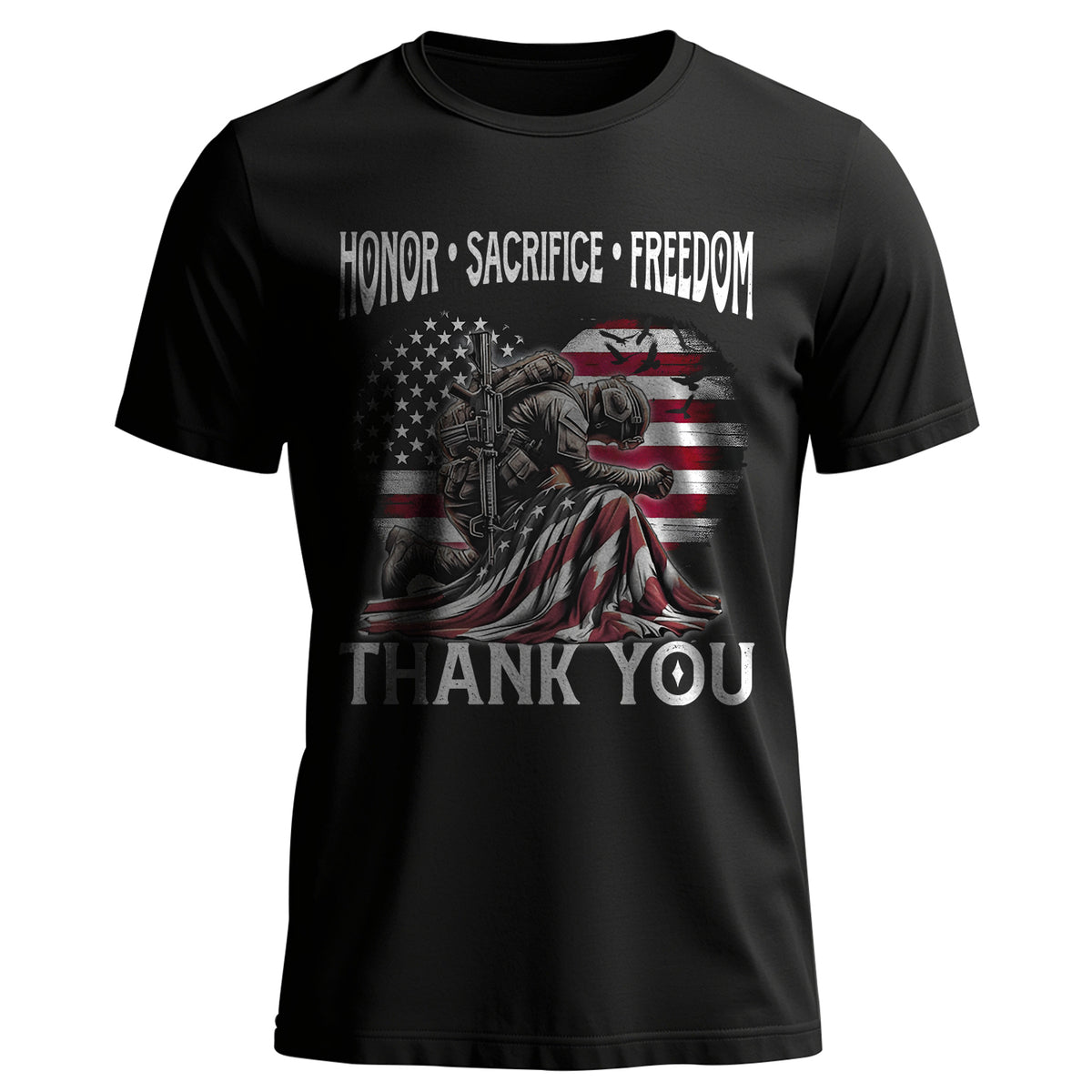 Honor Sacrifice and Remember Thank You T-Shirt Main image