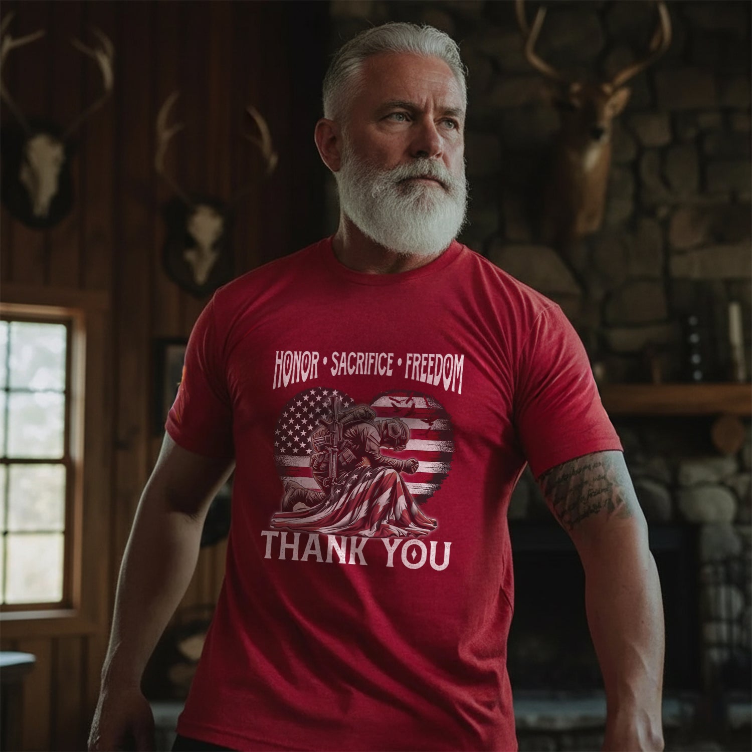 Honor Sacrifice and Remember Thank You T-Shirt Secondary image