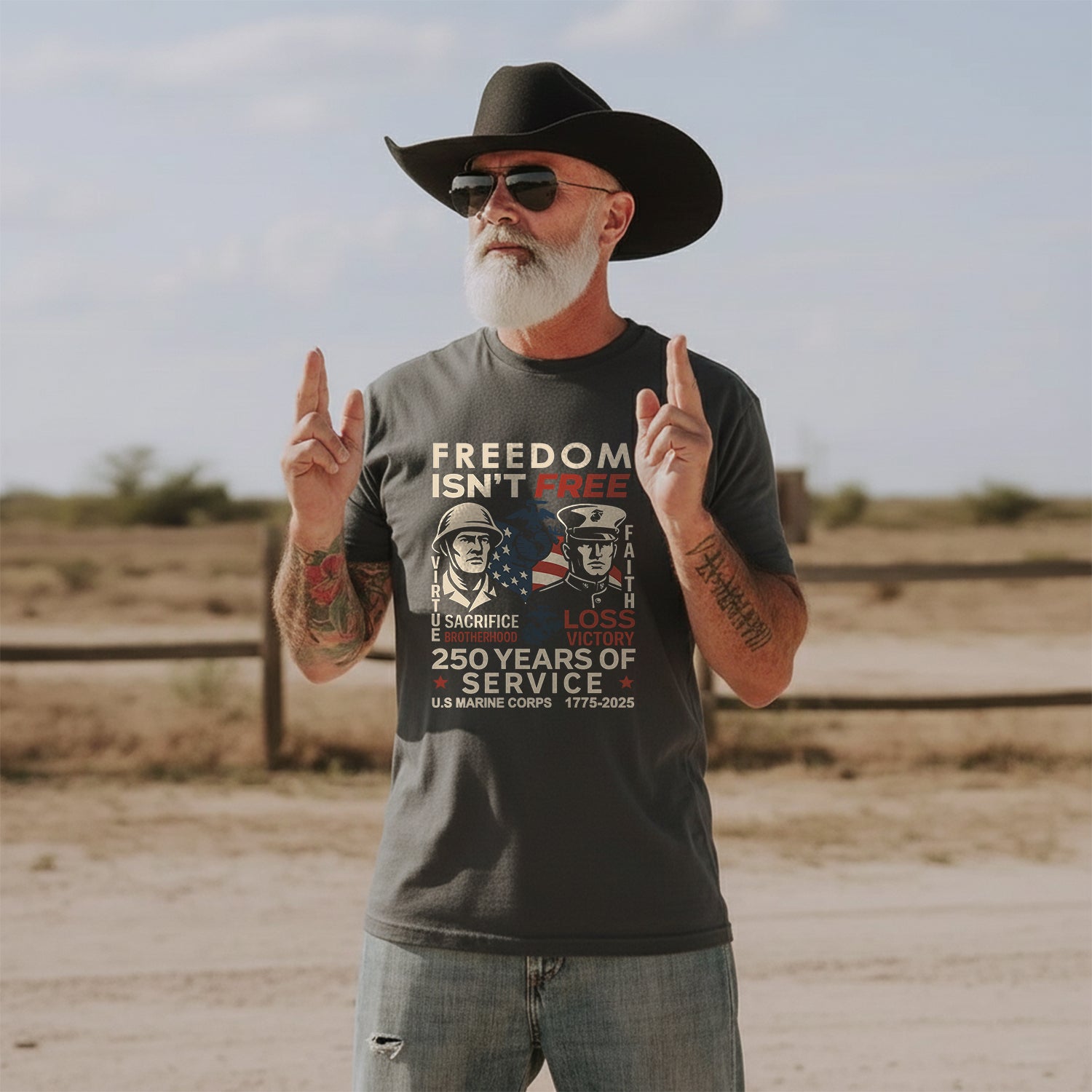 Freedom Isnt Free Shirt Patriotic US T-Shirt