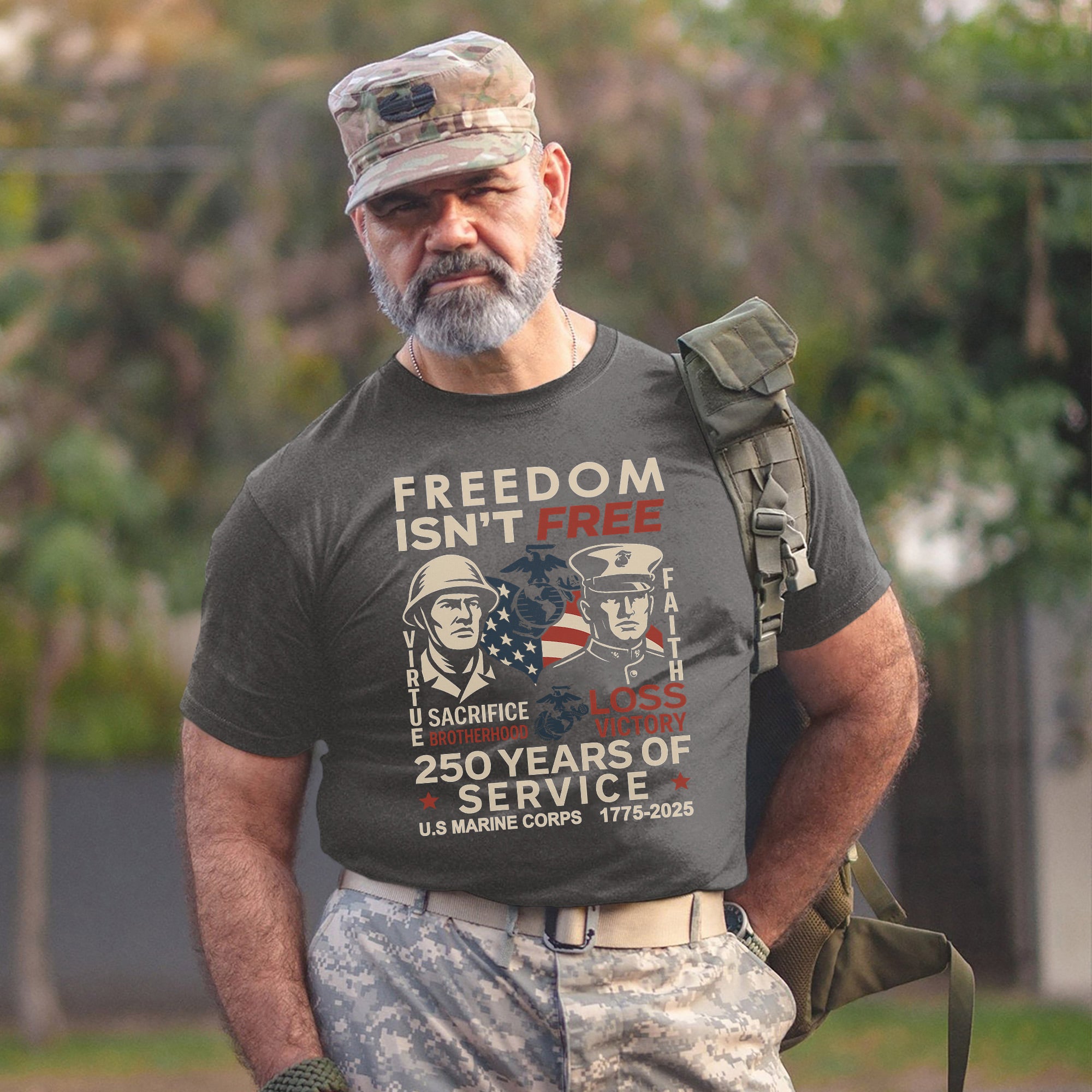 Freedom Isnt Free Shirt Patriotic US Military Veteran T Shirt Honoring American Freedom And Sacrifice T-Shirt