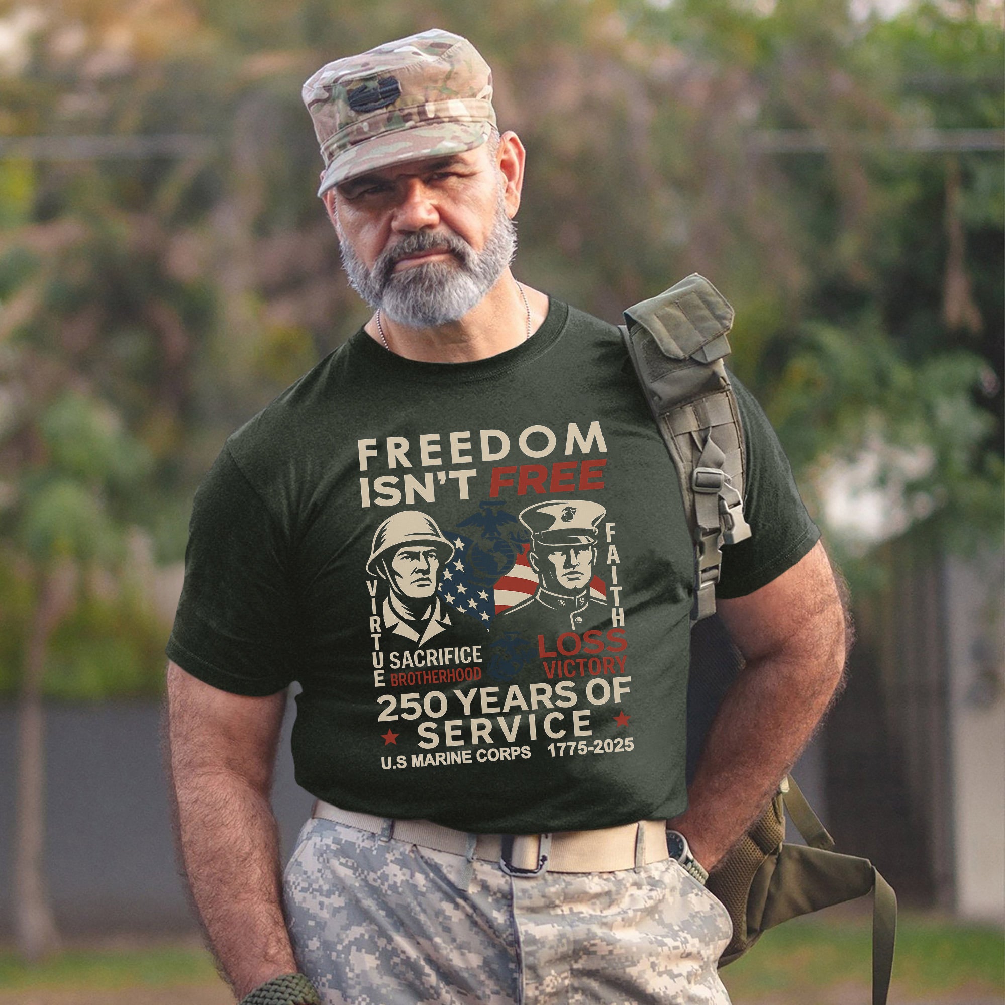 Freedom Isnt Free Shirt Patriotic US Military Veteran T Shirt Honoring American Freedom And Sacrifice T-Shirt