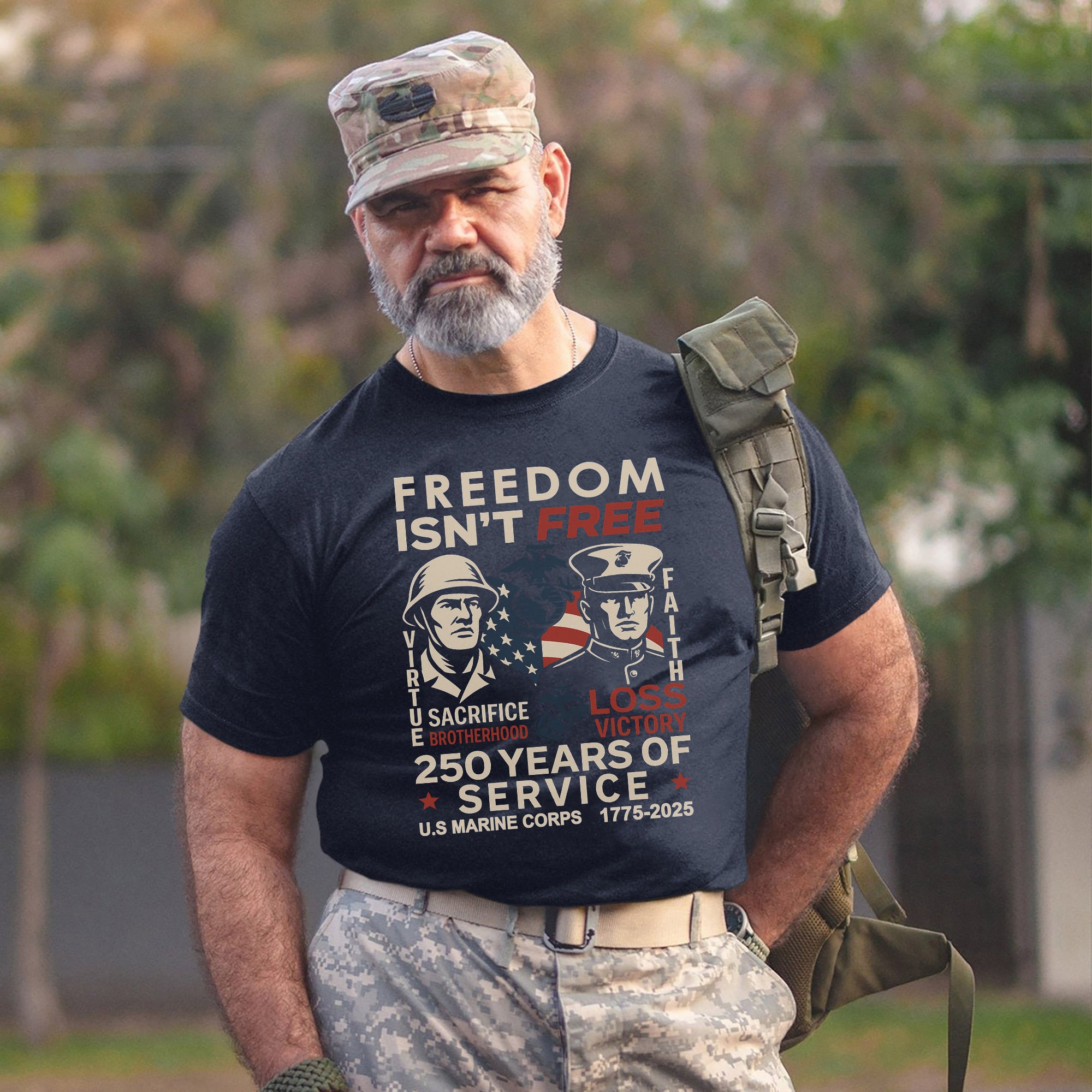 Freedom Isnt Free Shirt Patriotic US Military Veteran T Shirt Honoring American Freedom And Sacrifice T-Shirt