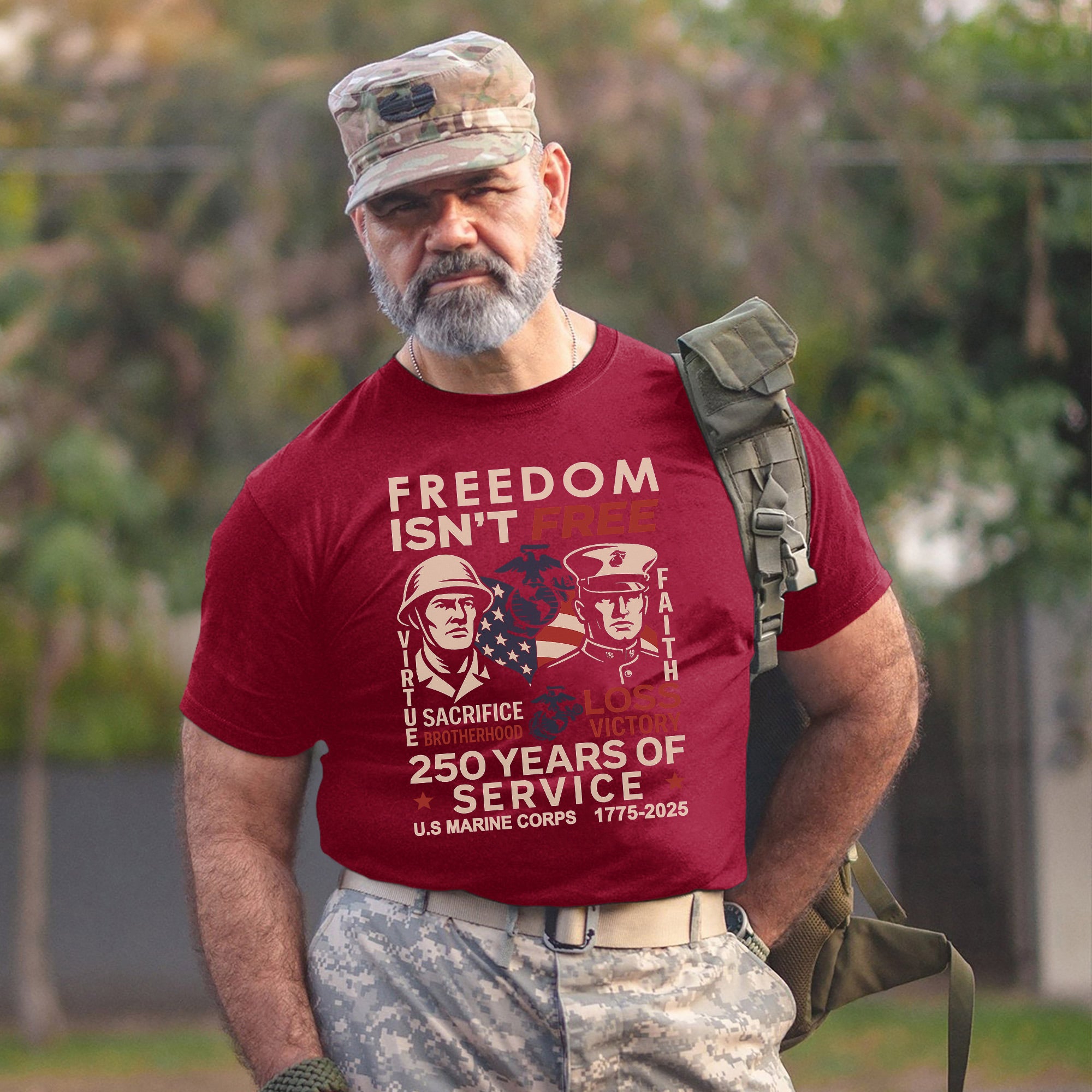 Freedom Isnt Free Shirt Patriotic US Military Veteran T Shirt Honoring American Freedom And Sacrifice T-Shirt