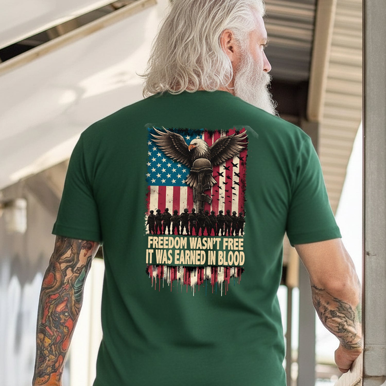 Freedom Wasn’t Free It Was Earned in Blood T-Shirt
