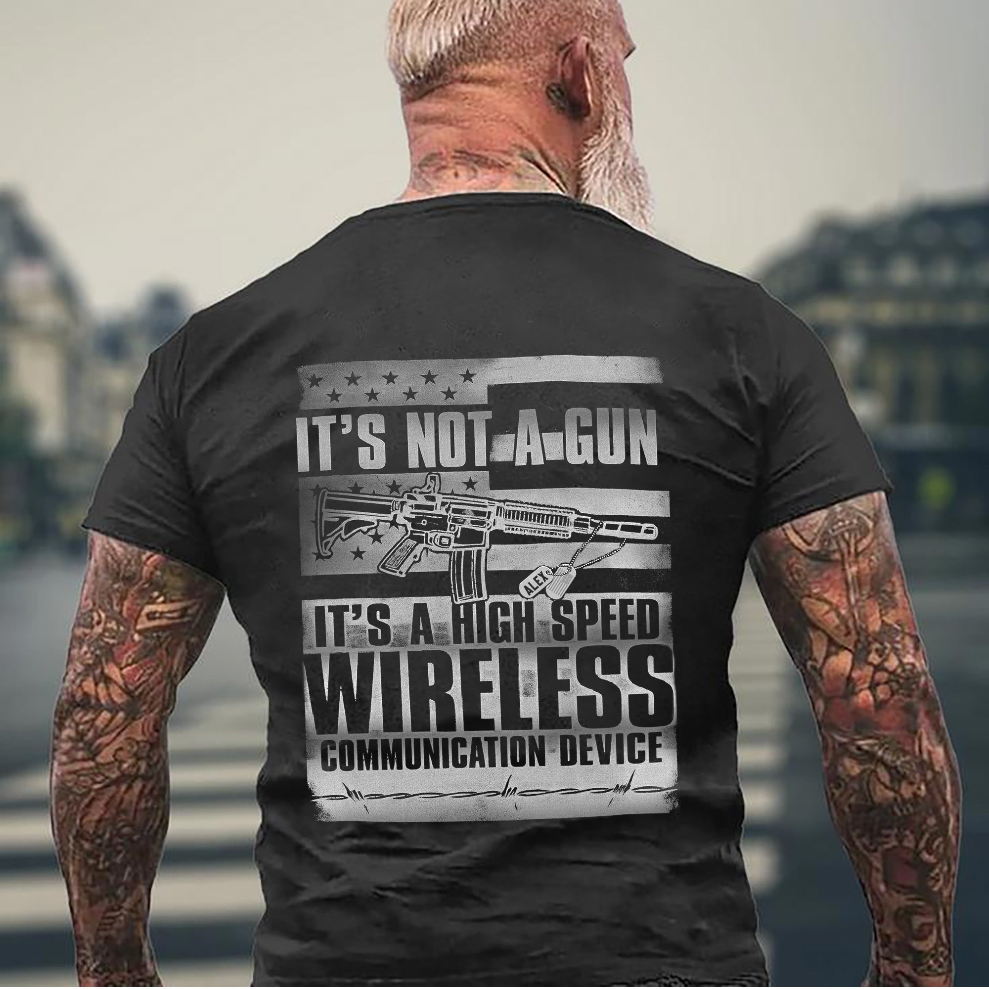 It’s Not a Gun It’s a High Speed Wireless Communication Device Personalized T-Shirt