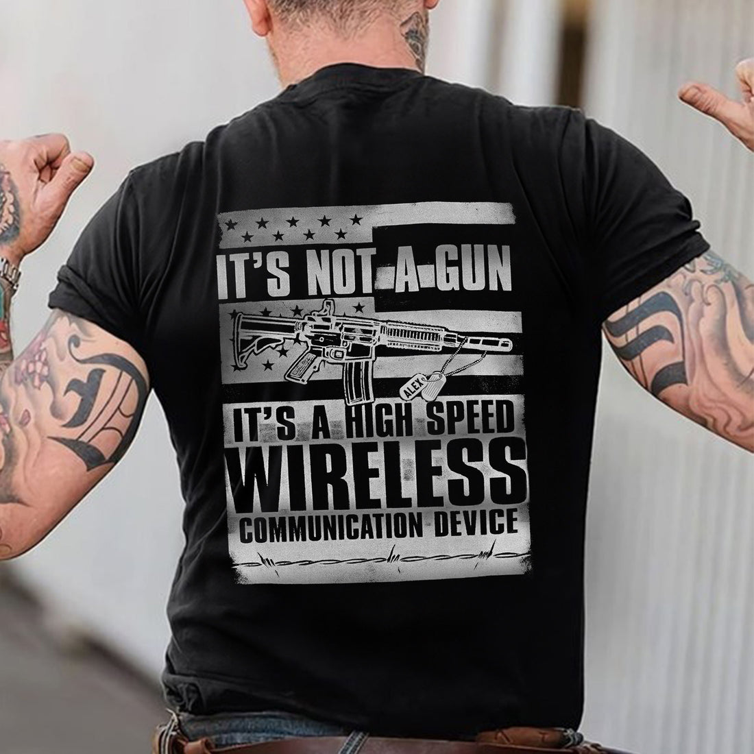 It’s Not a Gun It’s a High Speed Wireless Communication Device Personalized T-Shirt