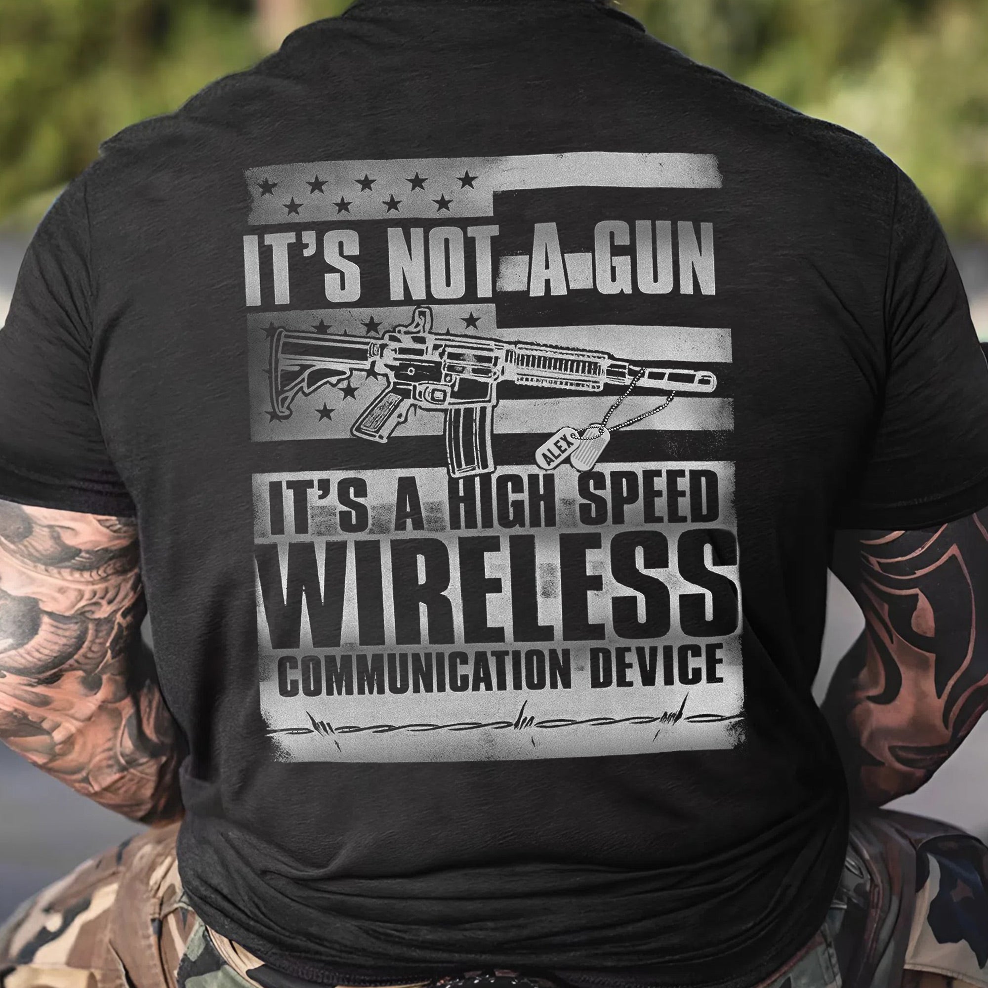 It’s Not a Gun It’s a High Speed Wireless Communication Device Personalized T-Shirt