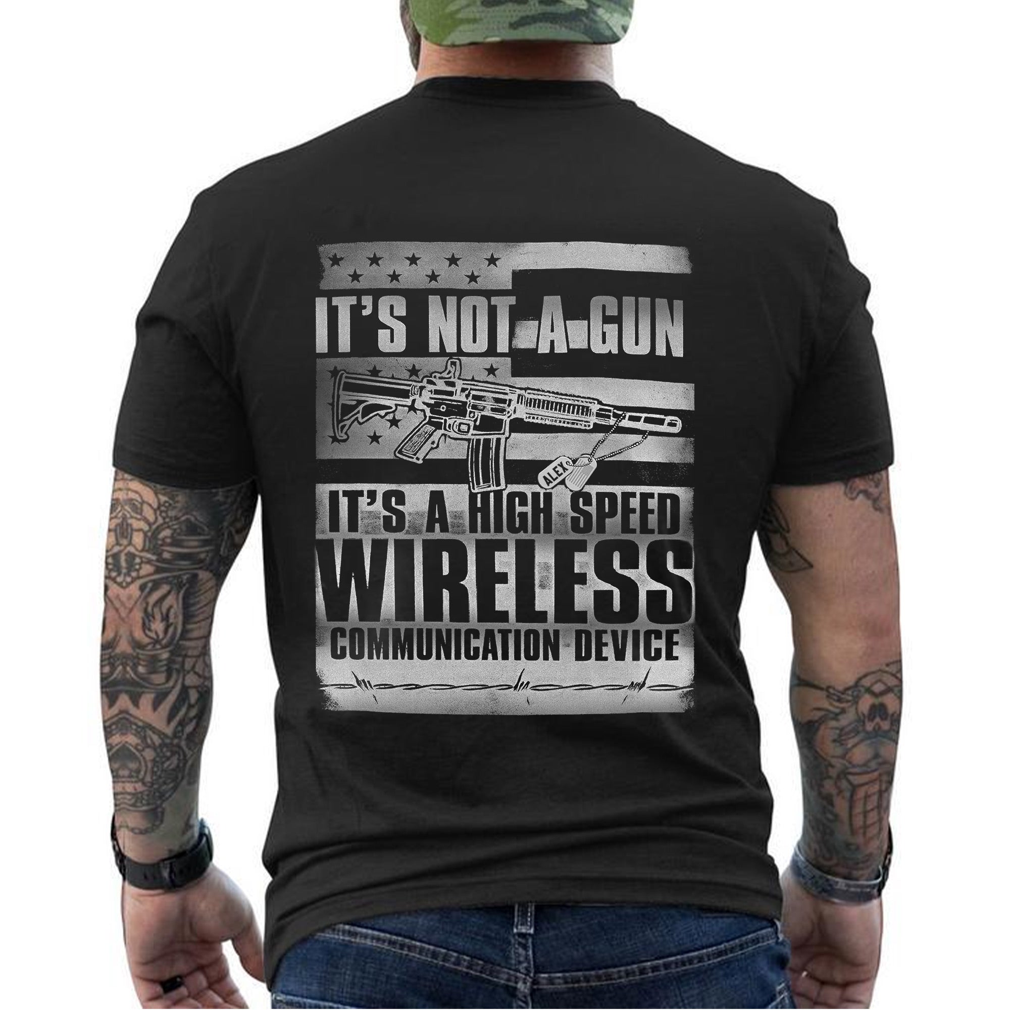 It’s Not a Gun It’s a High Speed Wireless Communication Device Personalized T-Shirt