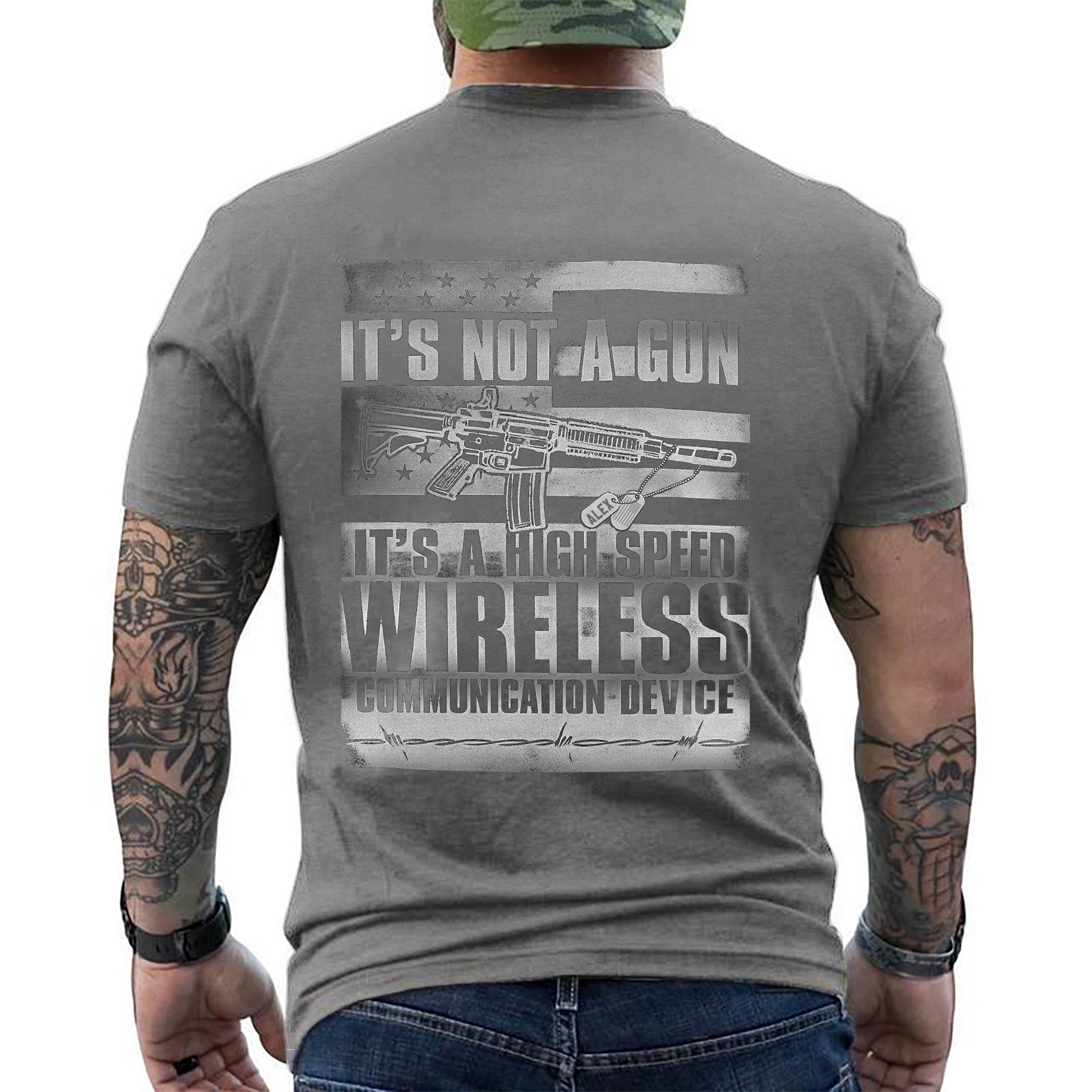 It’s Not a Gun It’s a High Speed Wireless Communication Device Personalized T-Shirt