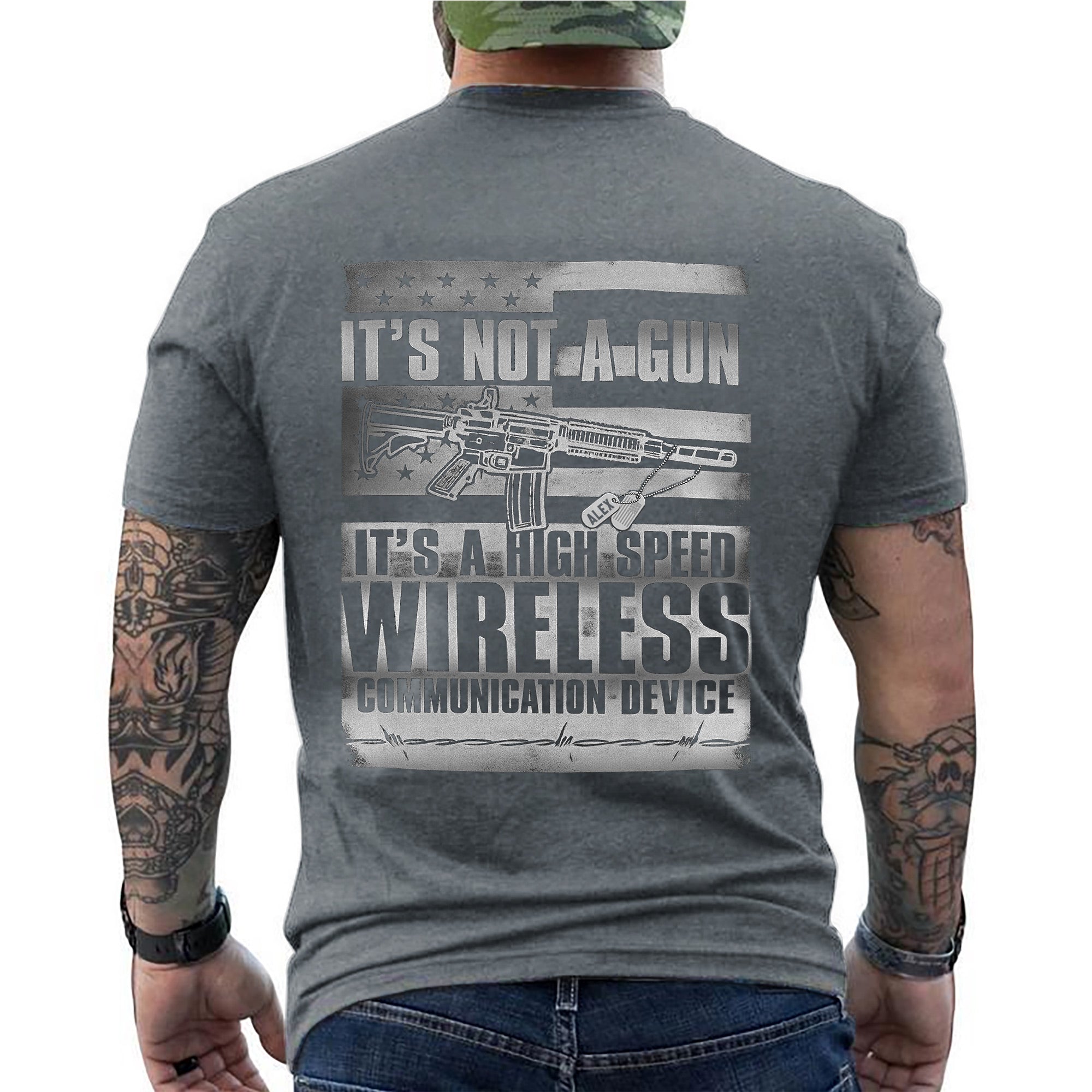 It’s Not a Gun It’s a High Speed Wireless Communication Device Personalized T-Shirt