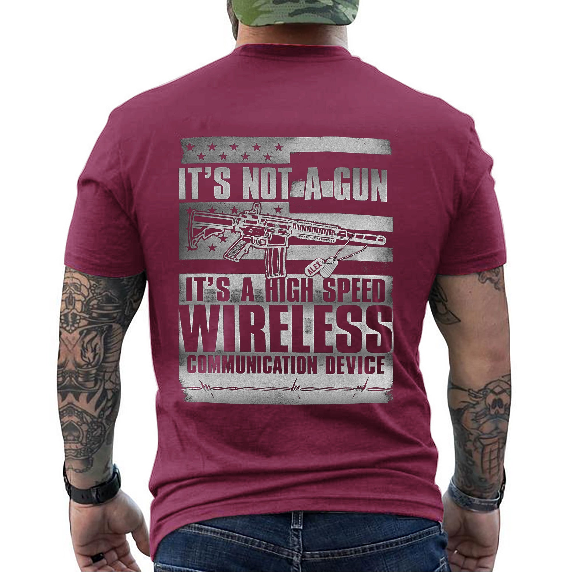 It’s Not a Gun It’s a High Speed Wireless Communication Device Personalized T-Shirt