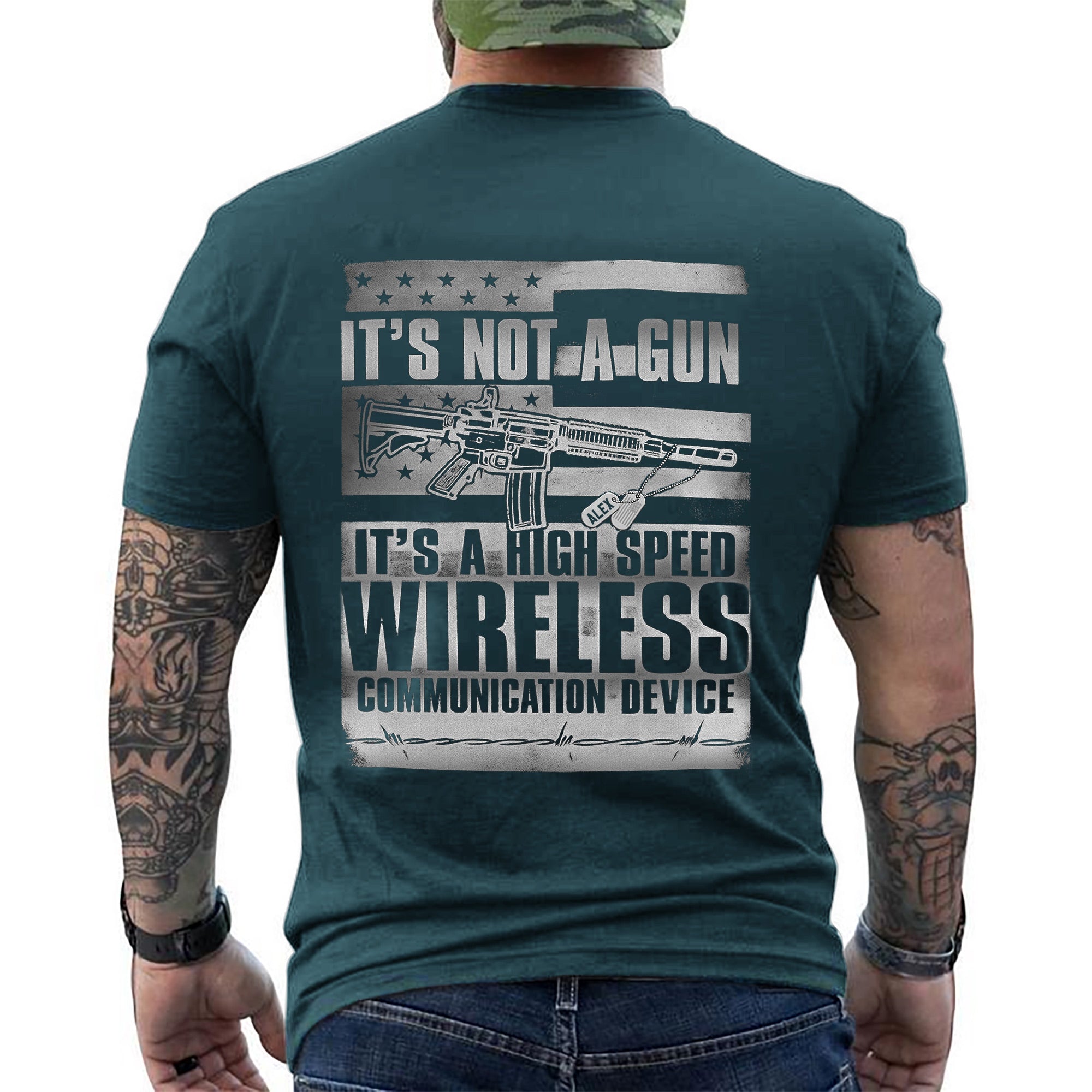It’s Not a Gun It’s a High Speed Wireless Communication Device Personalized T-Shirt