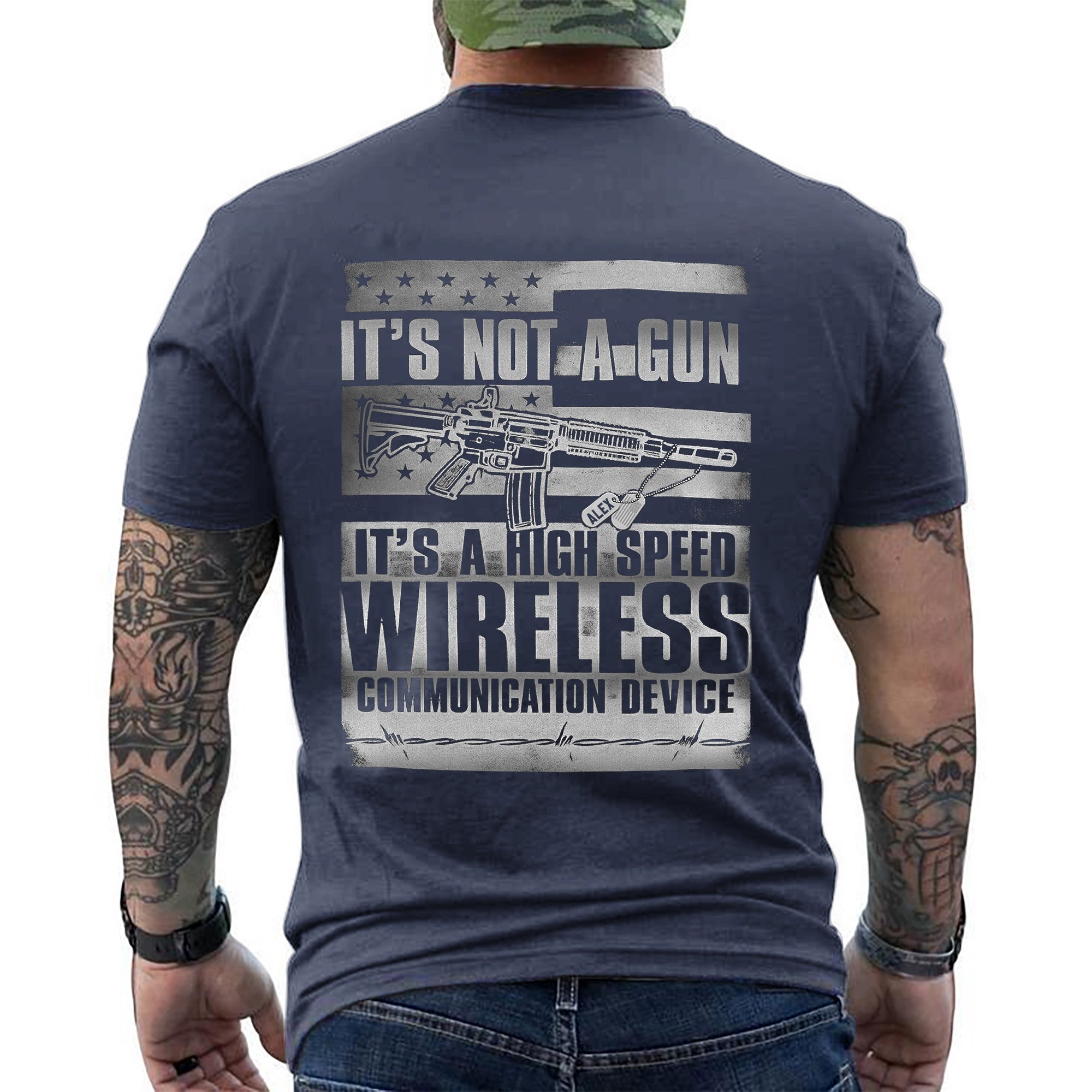 It’s Not a Gun It’s a High Speed Wireless Communication Device Personalized T-Shirt