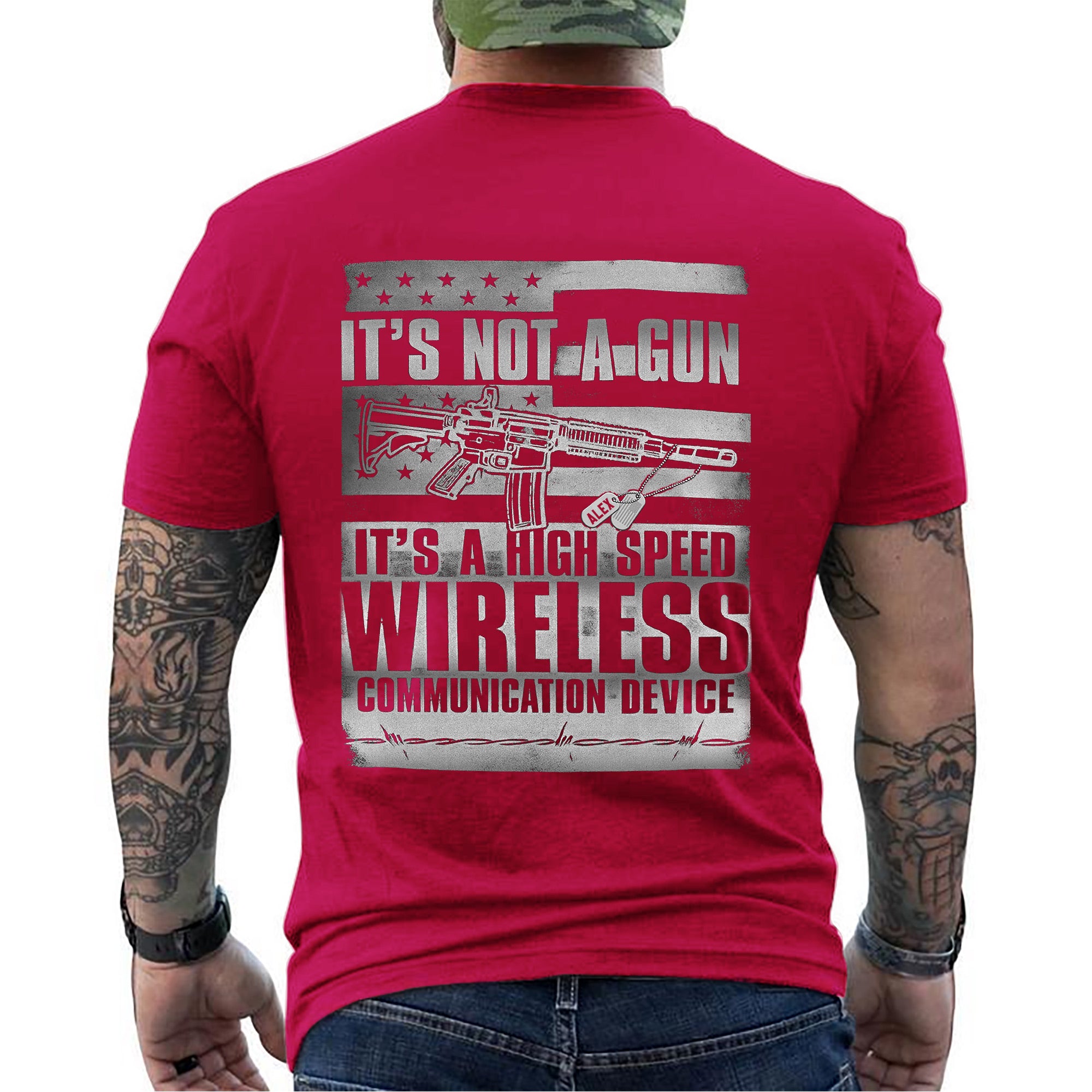 It’s Not a Gun It’s a High Speed Wireless Communication Device Personalized T-Shirt