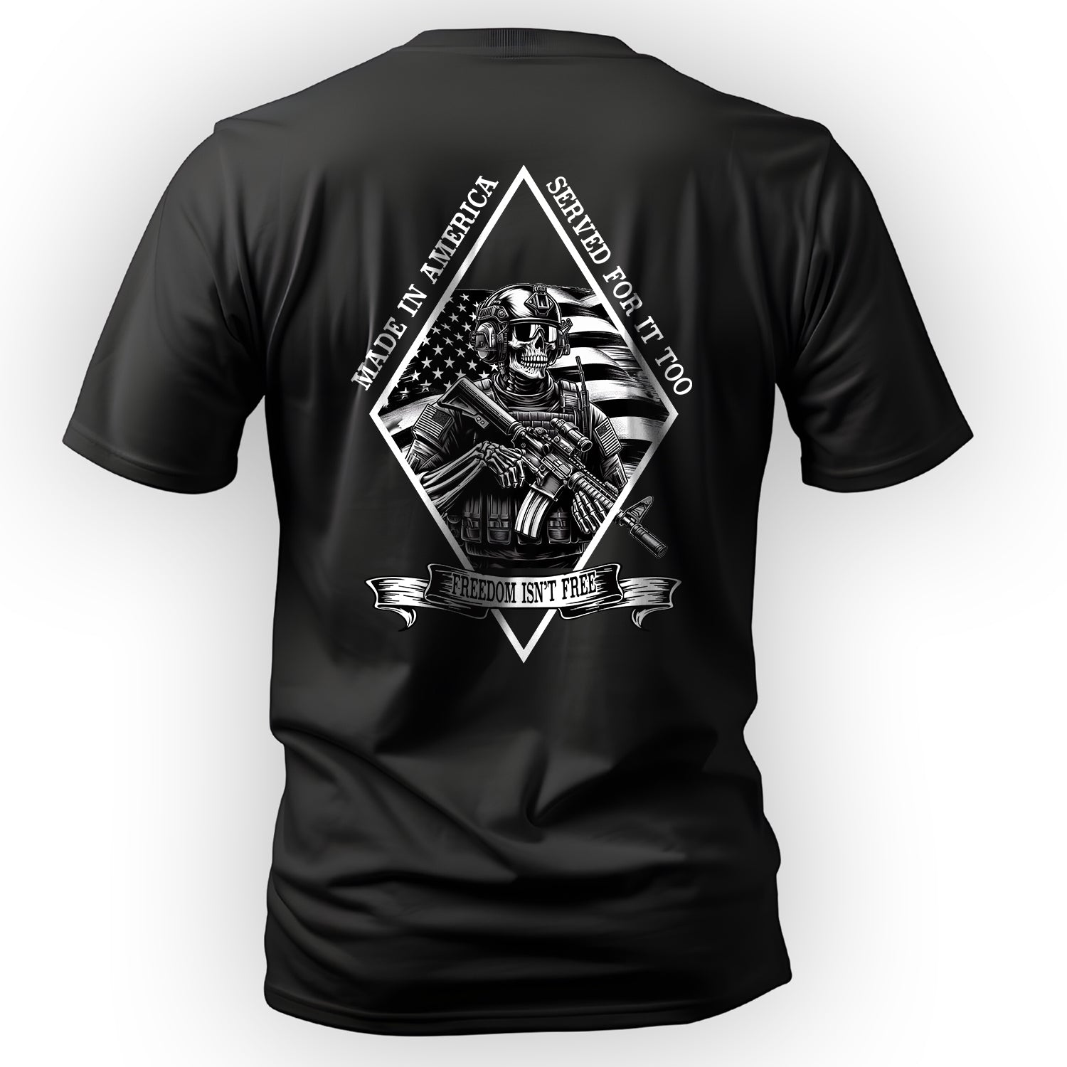 Born in America Fought for It Personalized T-Shirt