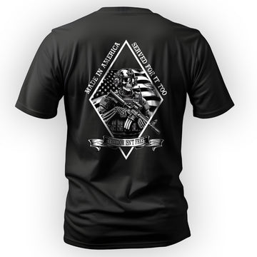 Born in America Fought for It Personalized T-Shirt