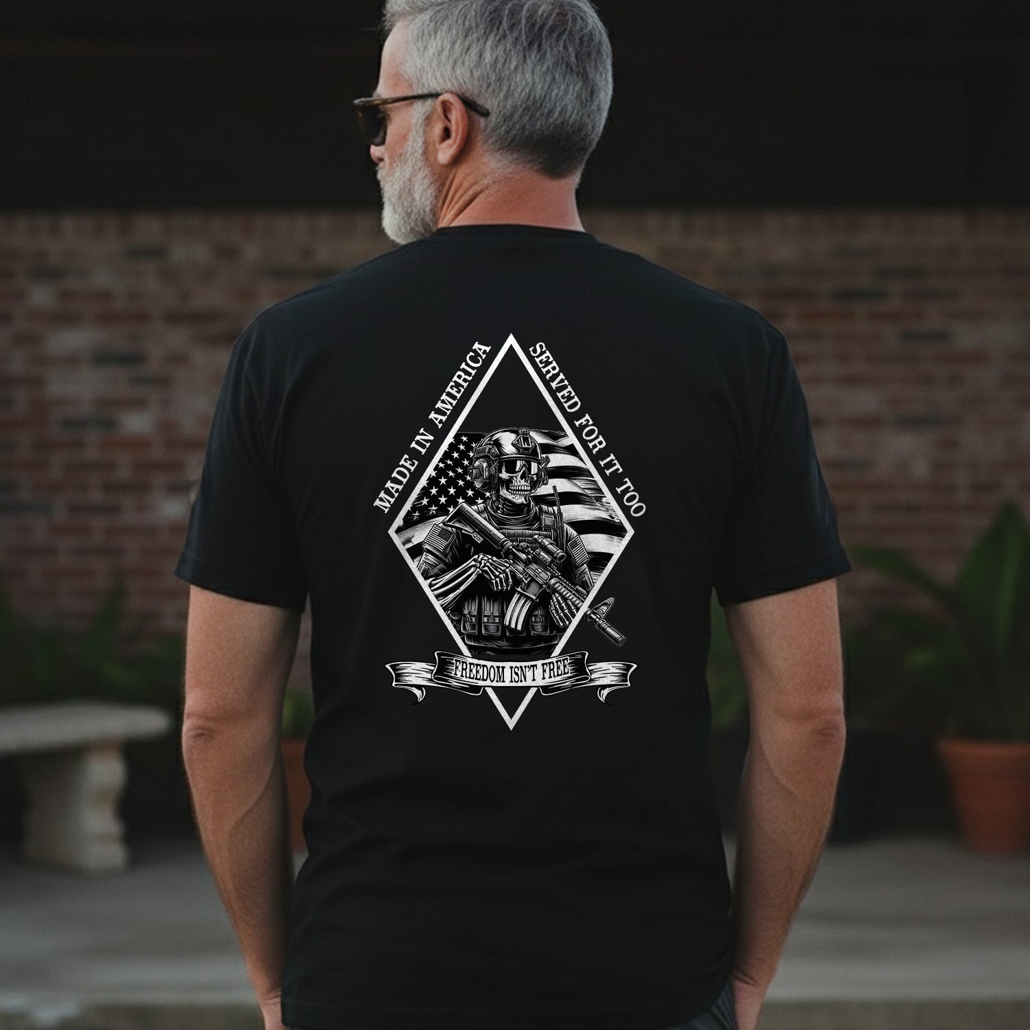 Born in America Fought for It Personalized T-Shirt