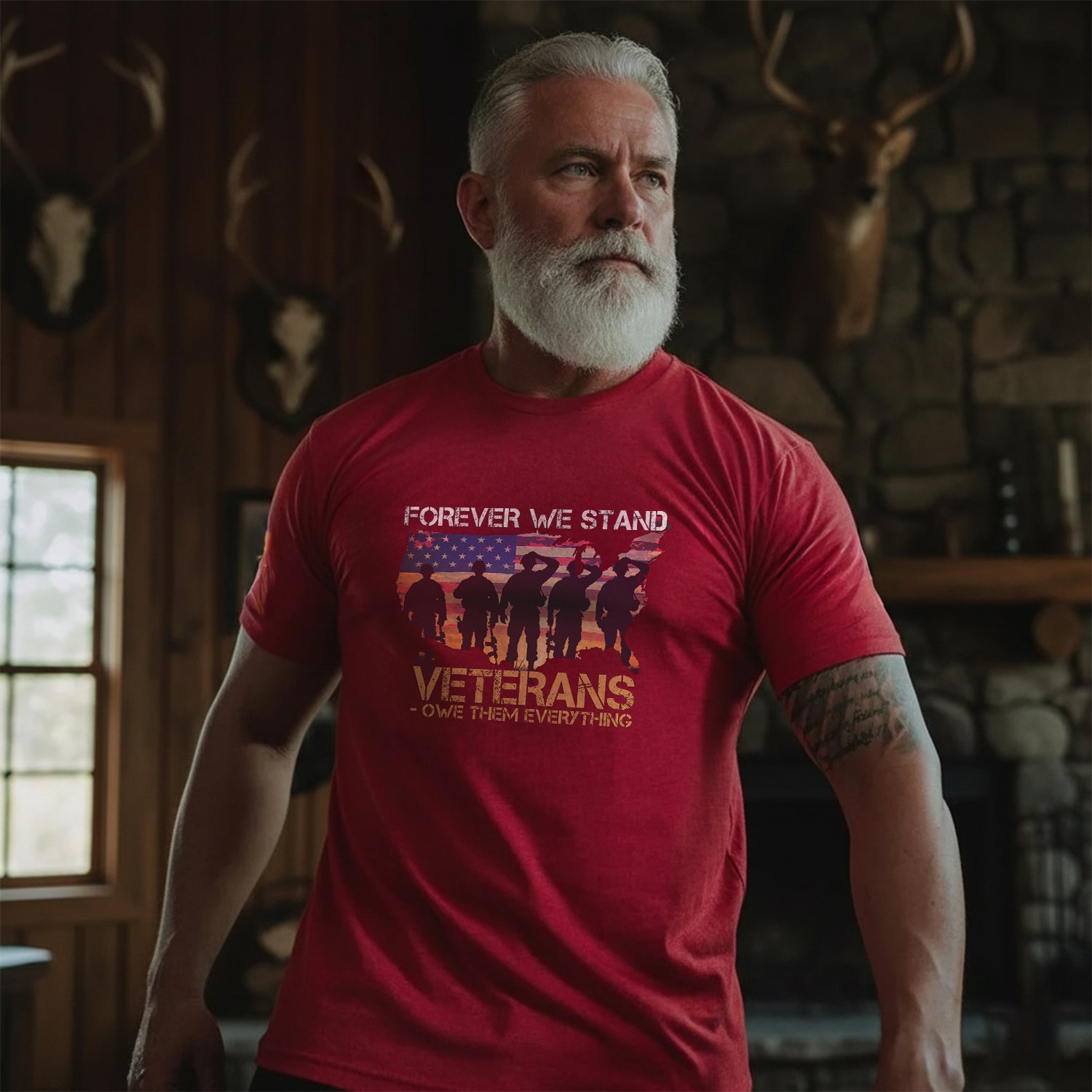 Veterans Owe Them Everything US Military T-Shirt Secondary image